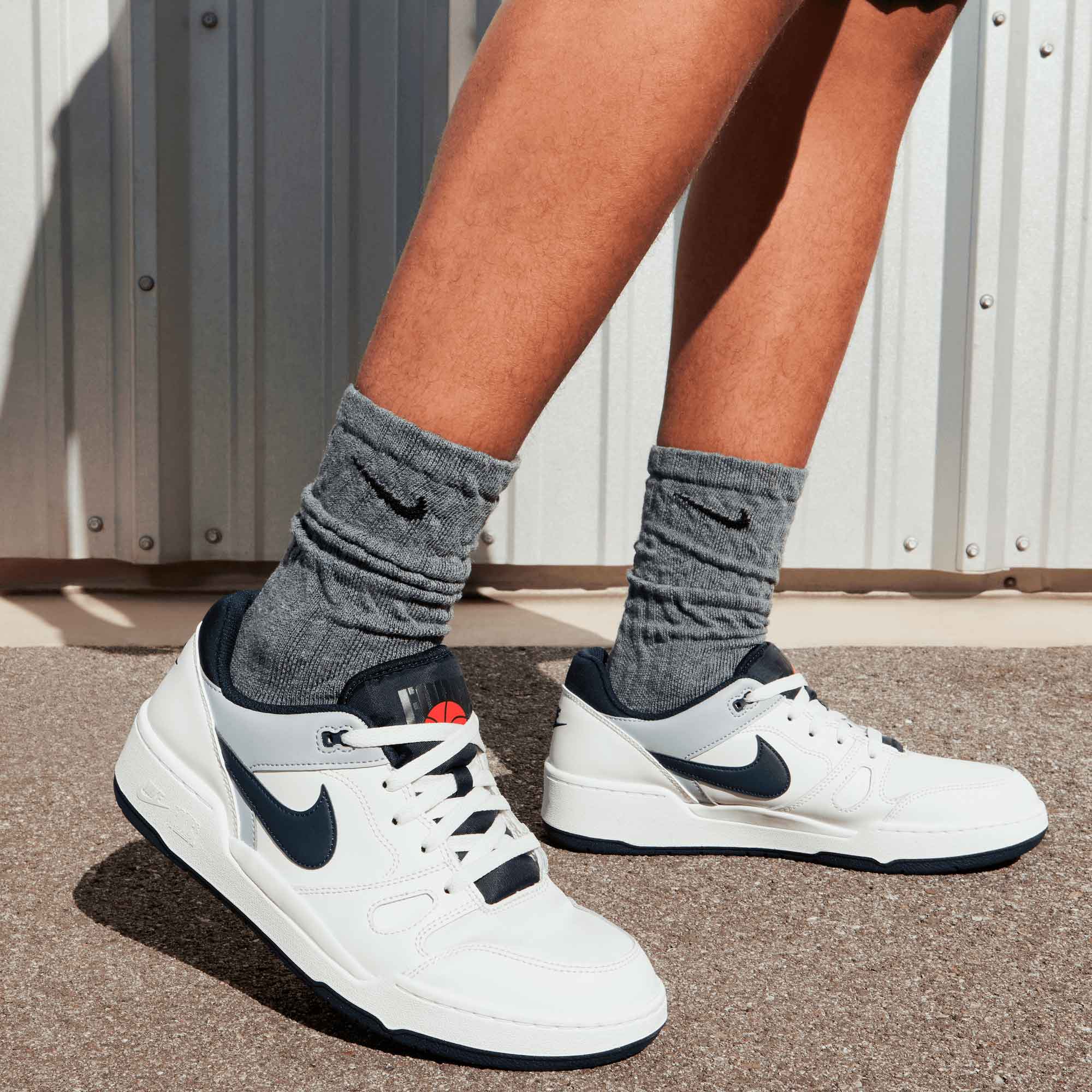 Nike Full Force Low, NEGRO, hi-res