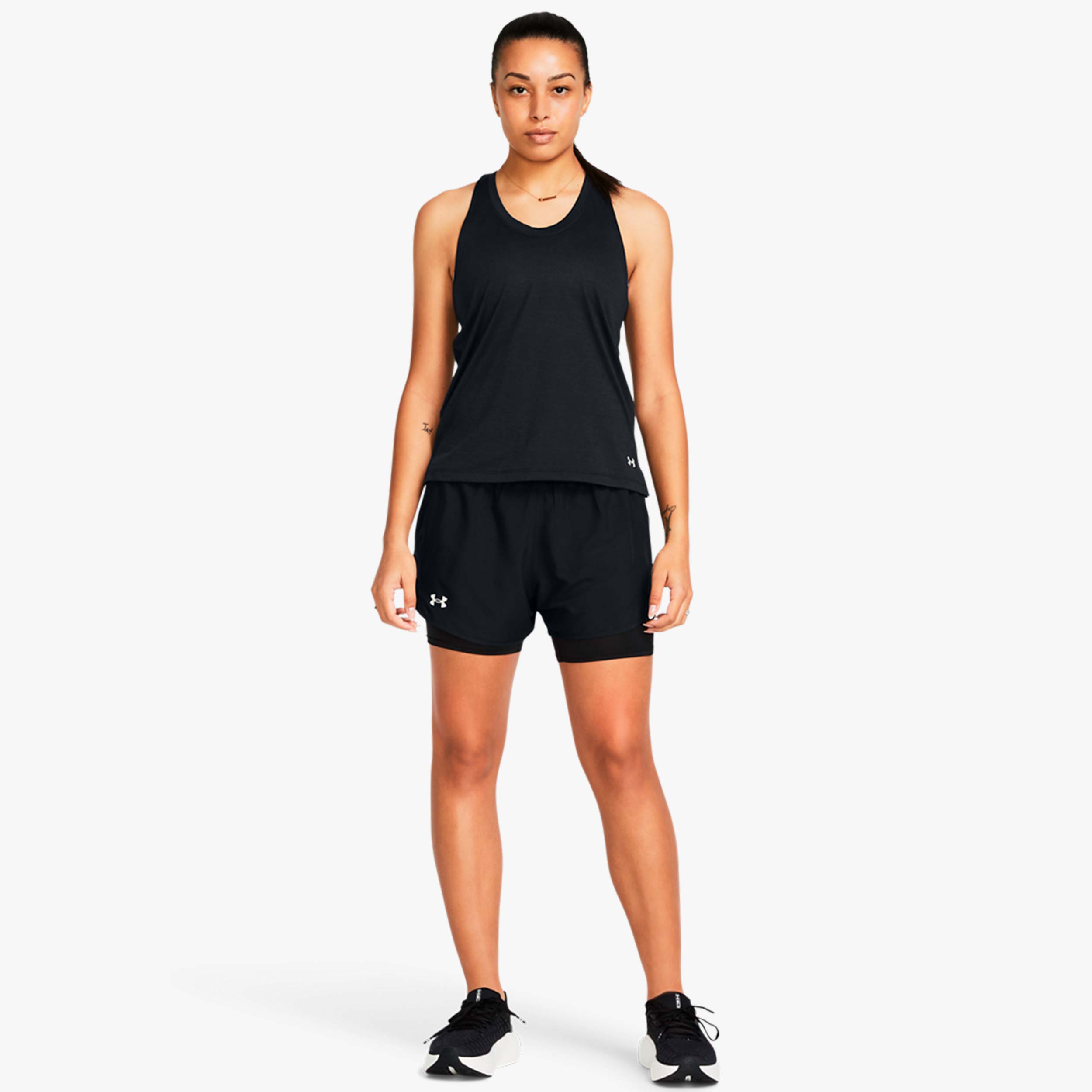 Under Armour Shorts Short Fly-By, NEGRO, hi-res