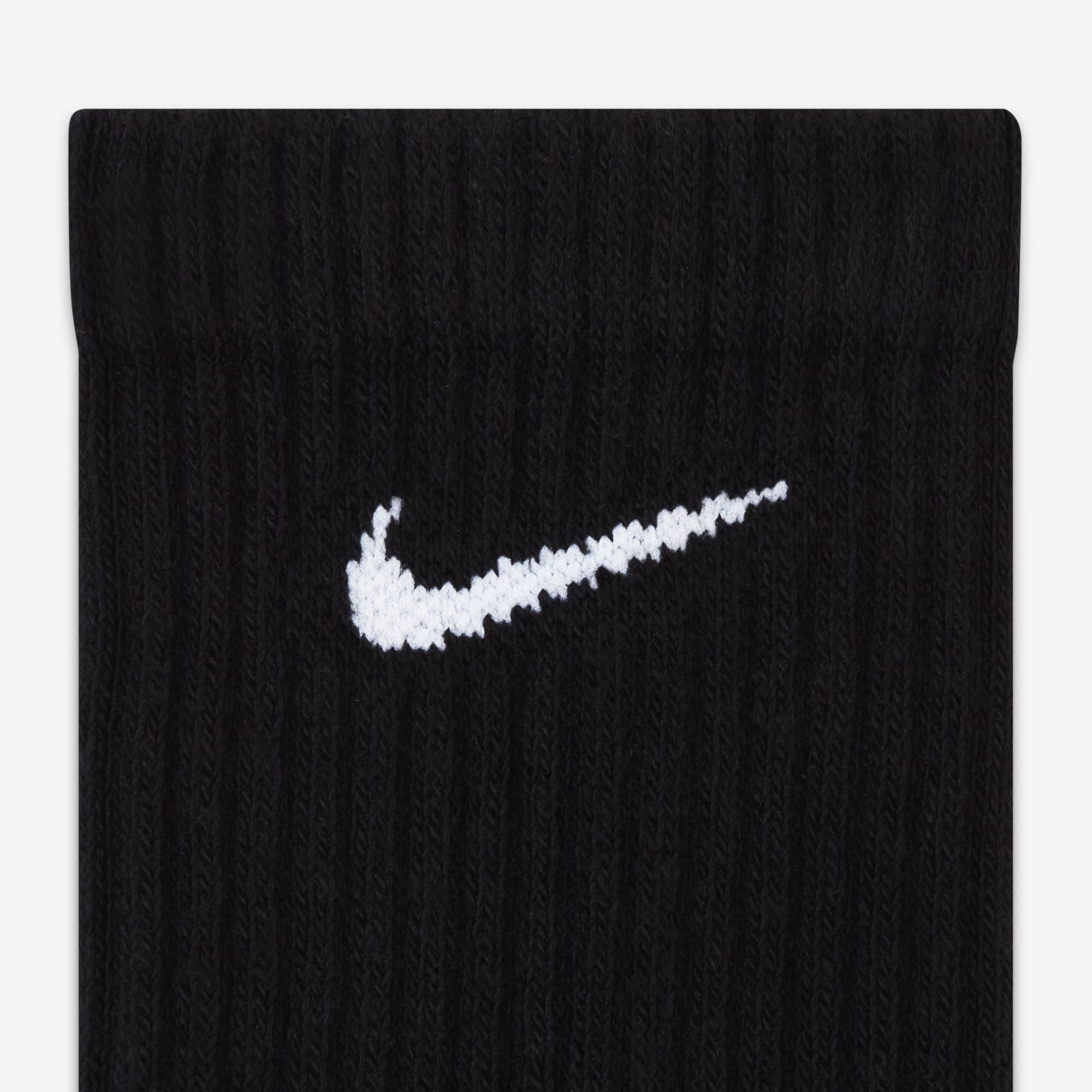 Nike Calcetines Everyday Cushioned Largos 3 Pares, NEGRO, hi-res