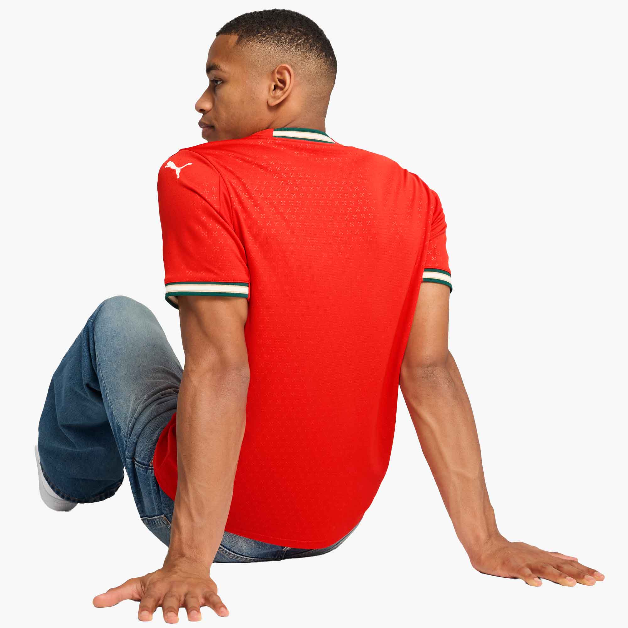 Puma Camiseta Local Portugal 2025, ROJO, hi-res