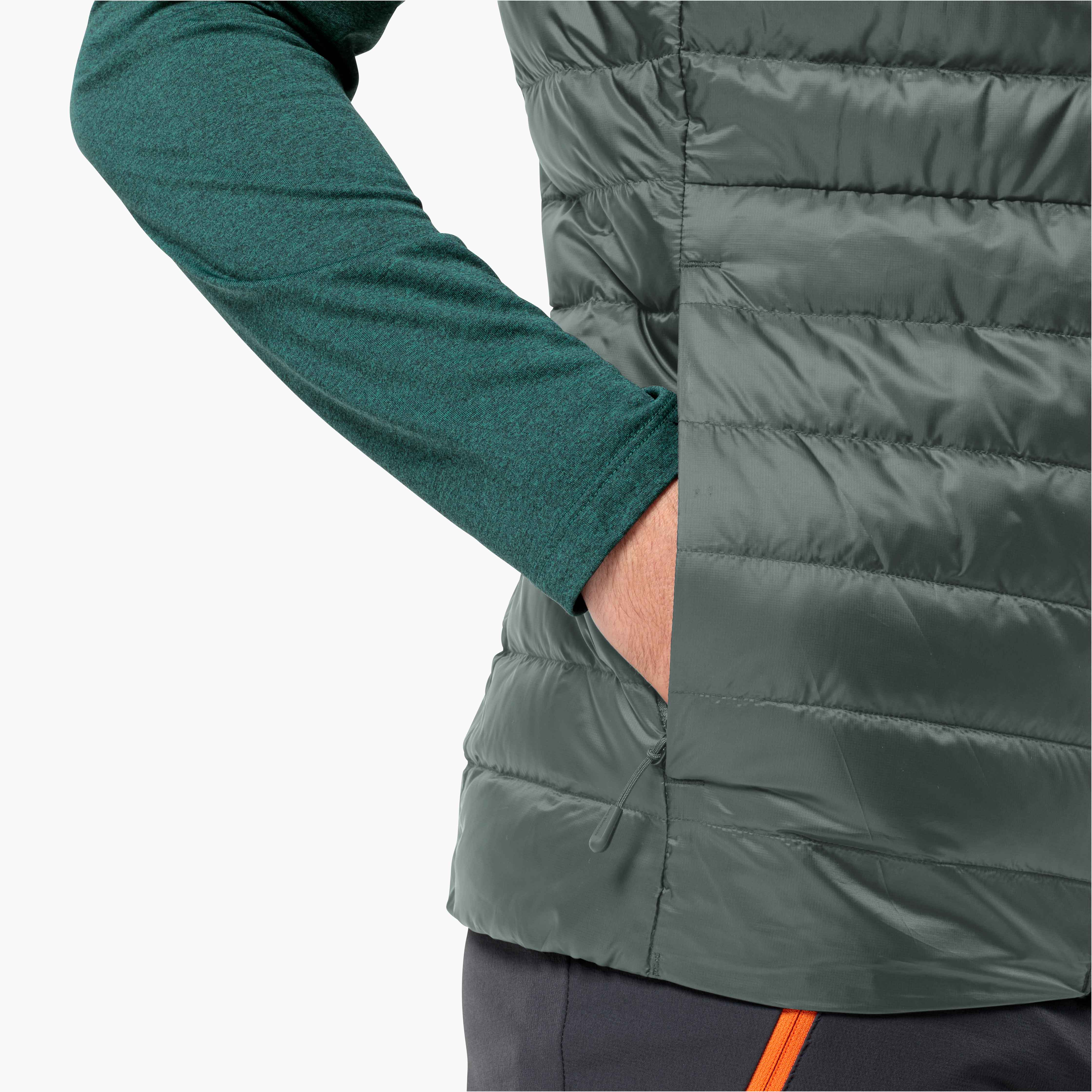 Jack Wolfskin Chaqueta sin mangas Pilvi, VERDE, hi-res