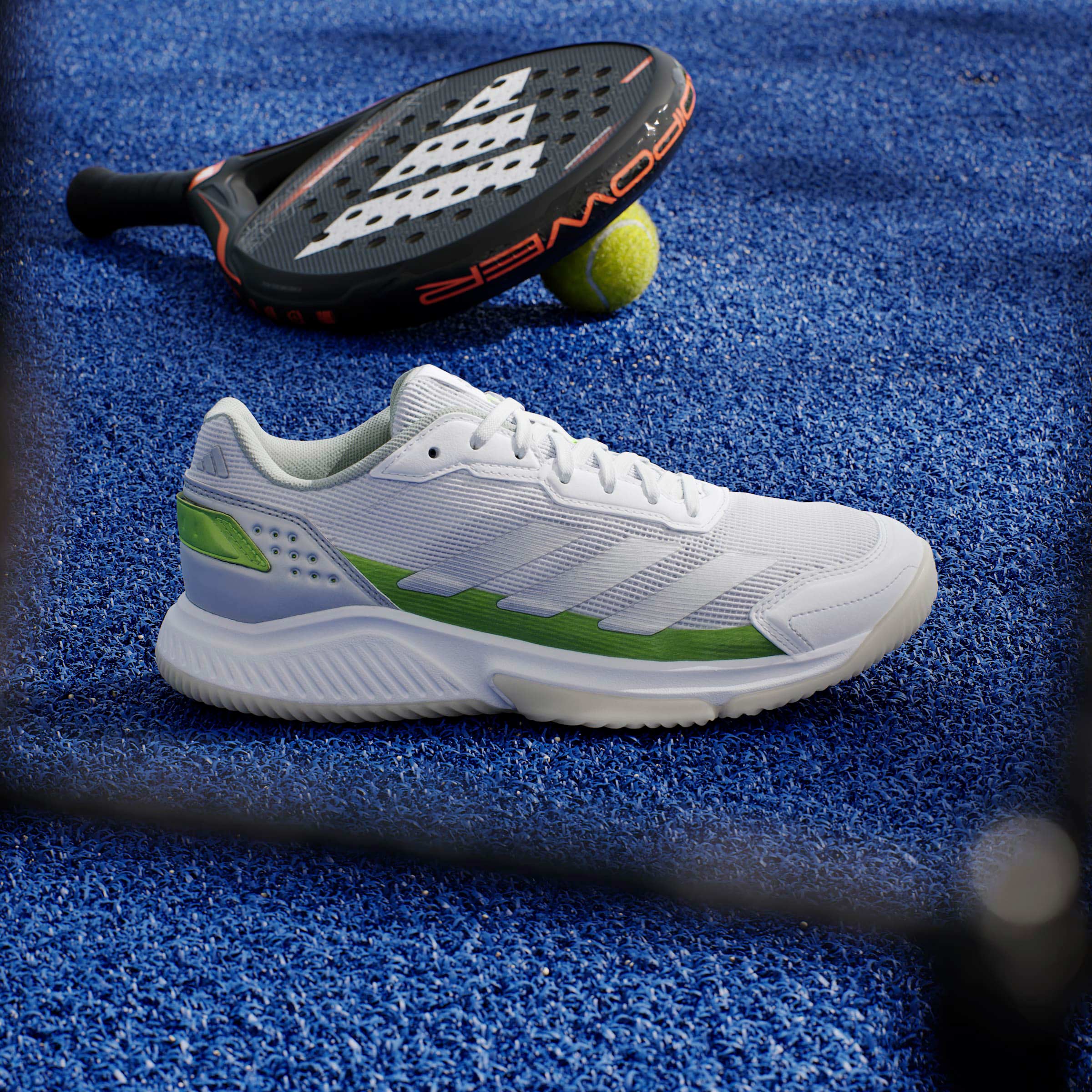adidas Zapatillas Courtquick Padel, BLANCO, hi-res