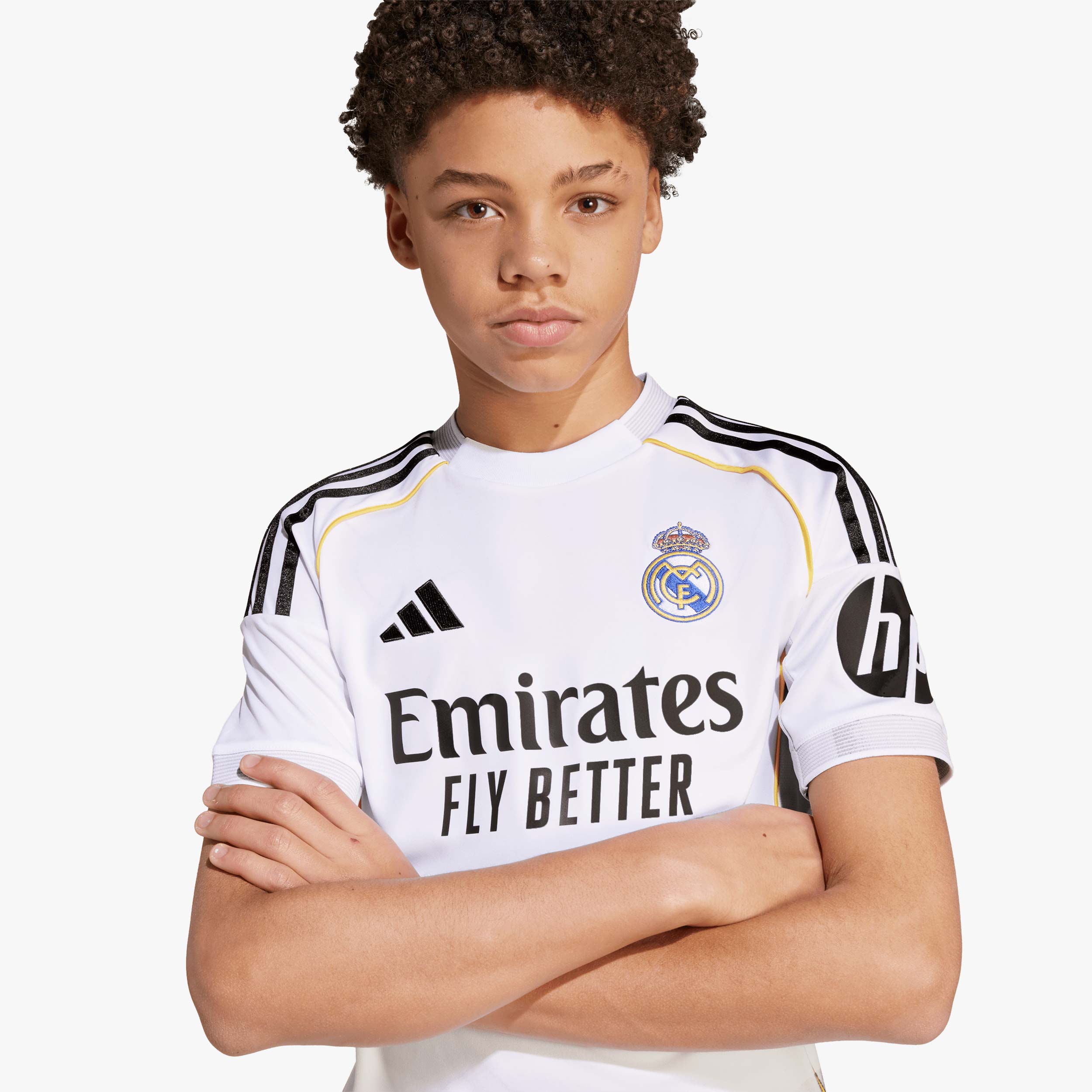 adidas Camiseta Real Madrid Visitante 25/26 Ni&ntilde;os, BLANCO, hi-res