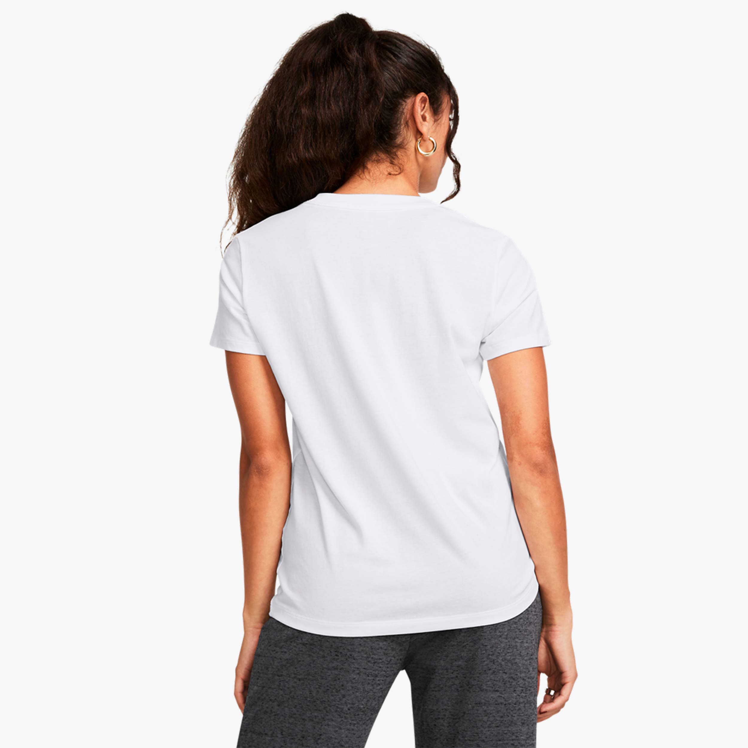 Under Armour Polera Rival Core, BLANCO, hi-res
