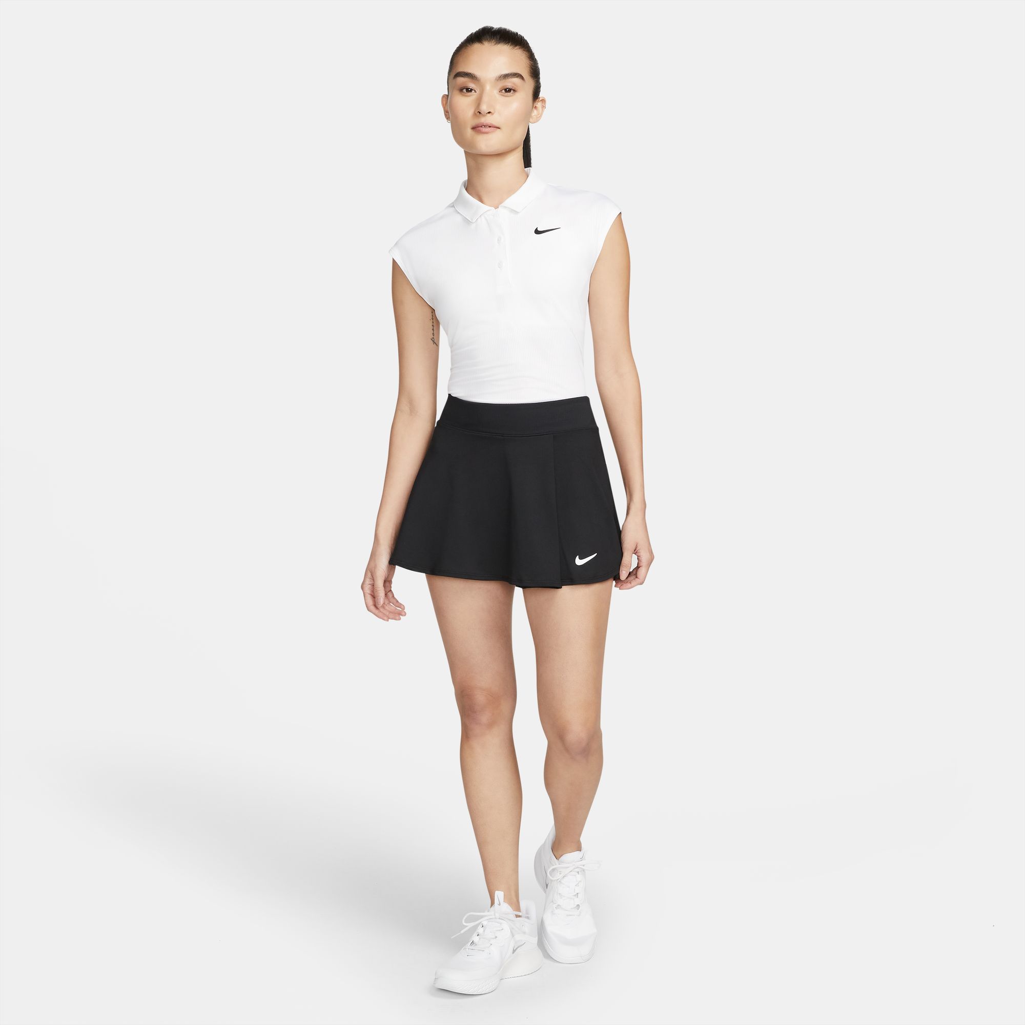 NikeCourt Falda Dri-FIT Victory, NEGRO, hi-res