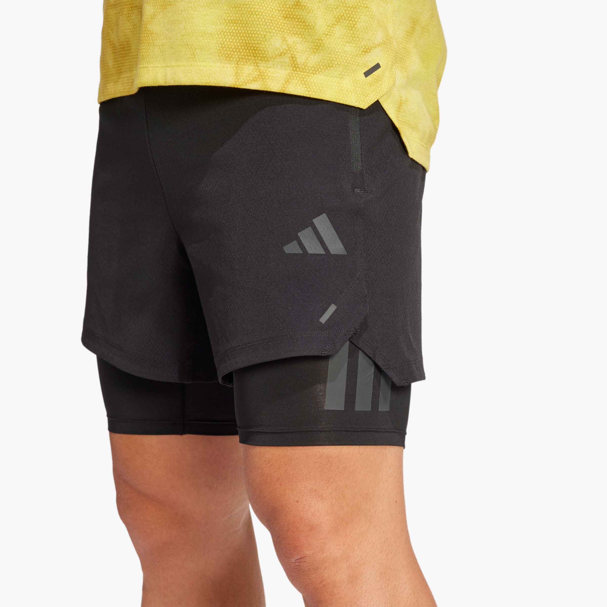 adidas Shorts Power 2 en 1, NEGRO, hi-res