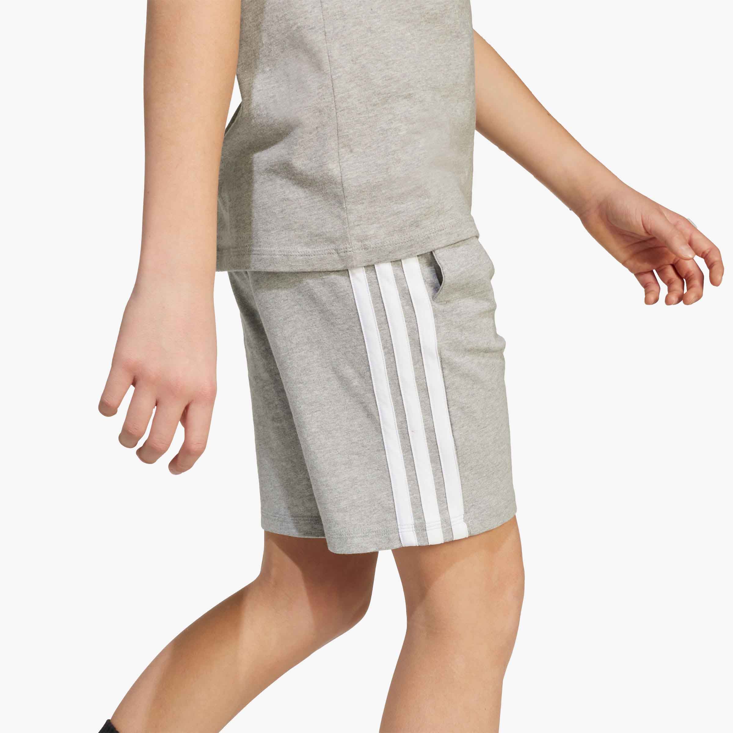 adidas Shorts Essentials Ni&ntilde;os, GRIS, hi-res