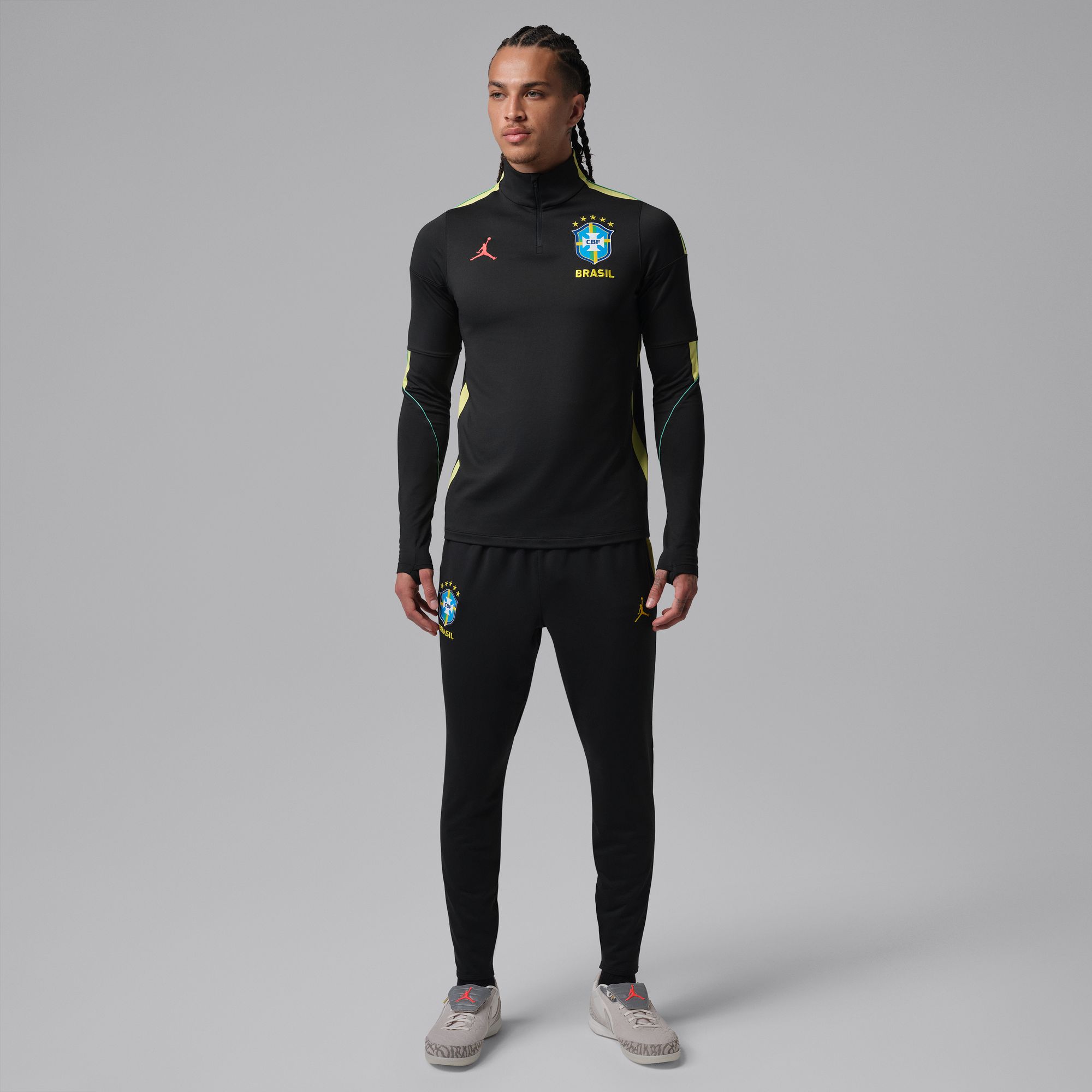 Nike Pantal&oacute;n Brasil Strike, NEGRO, hi-res