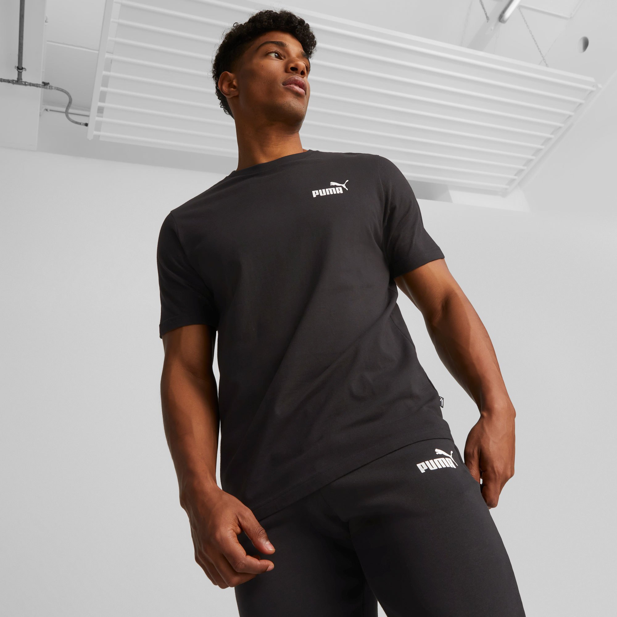 Puma Polera Essentials Small Logo, NEGRO, hi-res