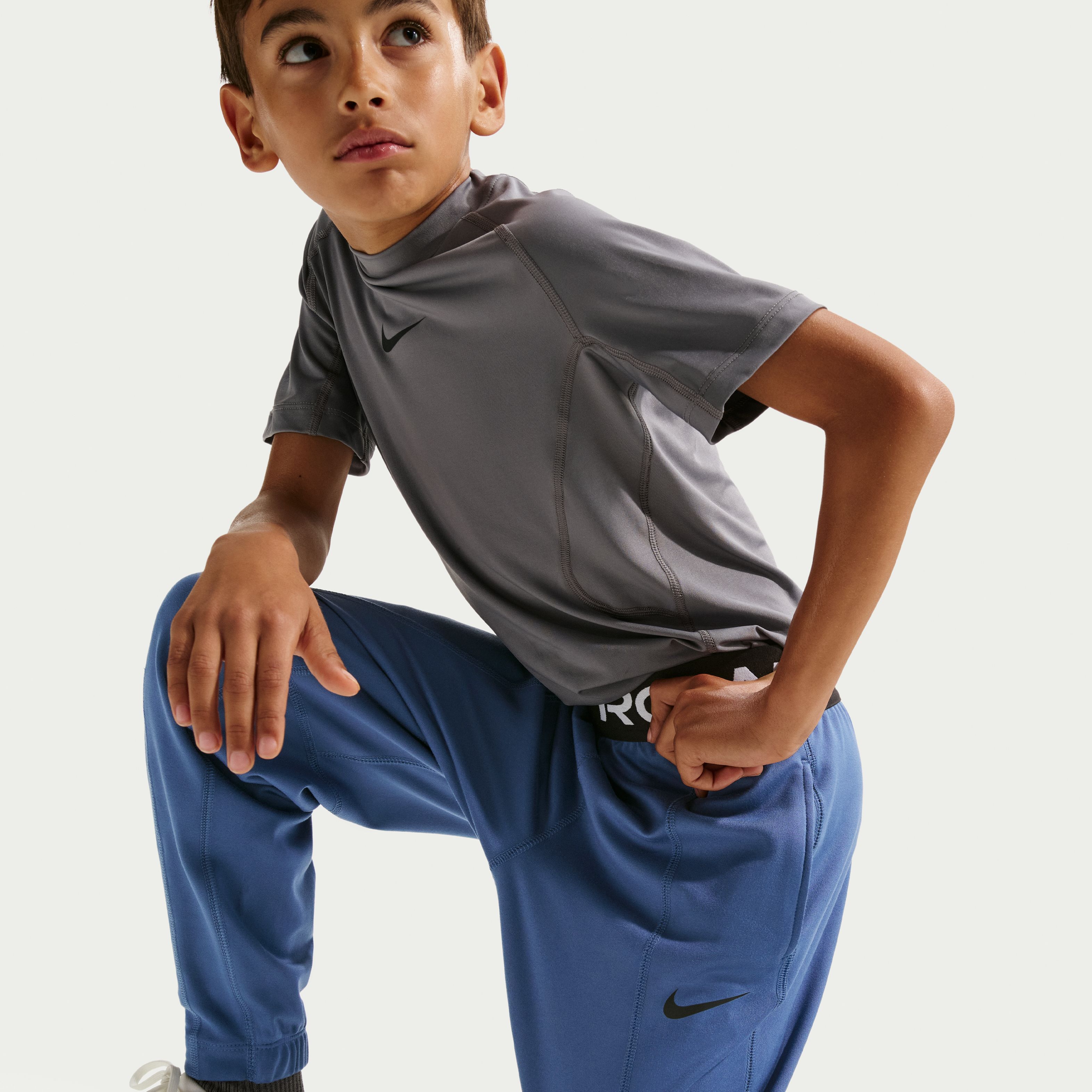 Nike Pantal&oacute;n Pro Dri-FIT Fleece, AZUL, hi-res