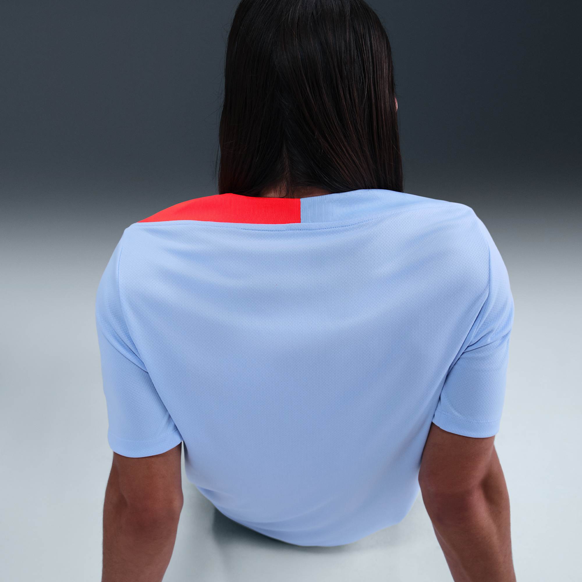 Nike Polera Manga Corta Strike, AZUL, hi-res