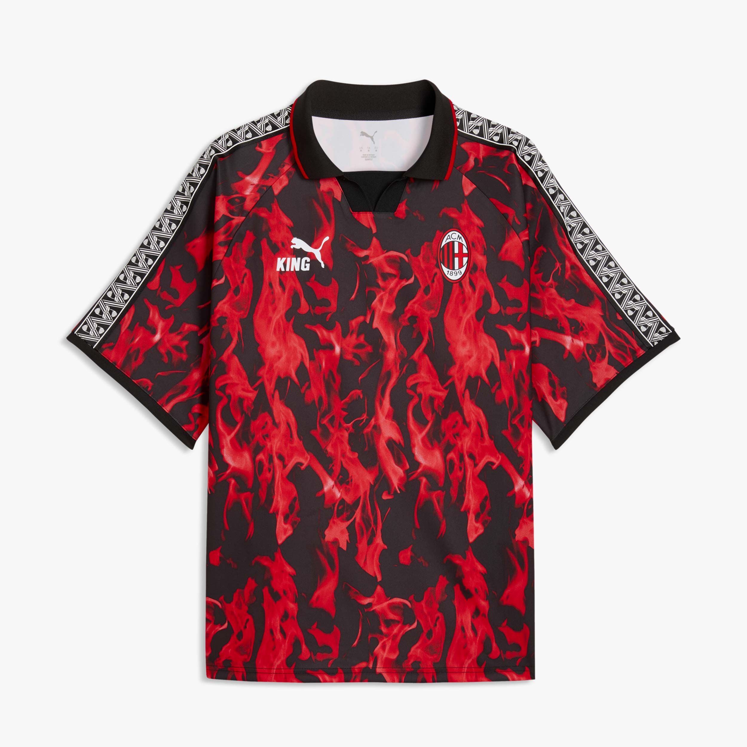 Puma Camiseta AC Milan KING Retro, ROJO, hi-res