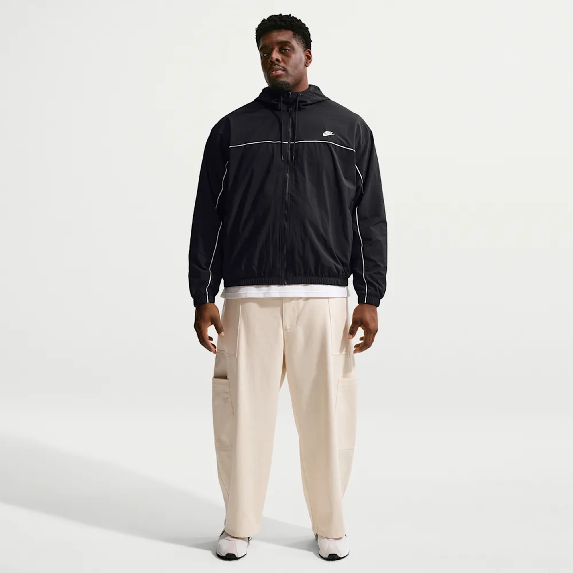 Nike Chaqueta Club, NEGRO, hi-res