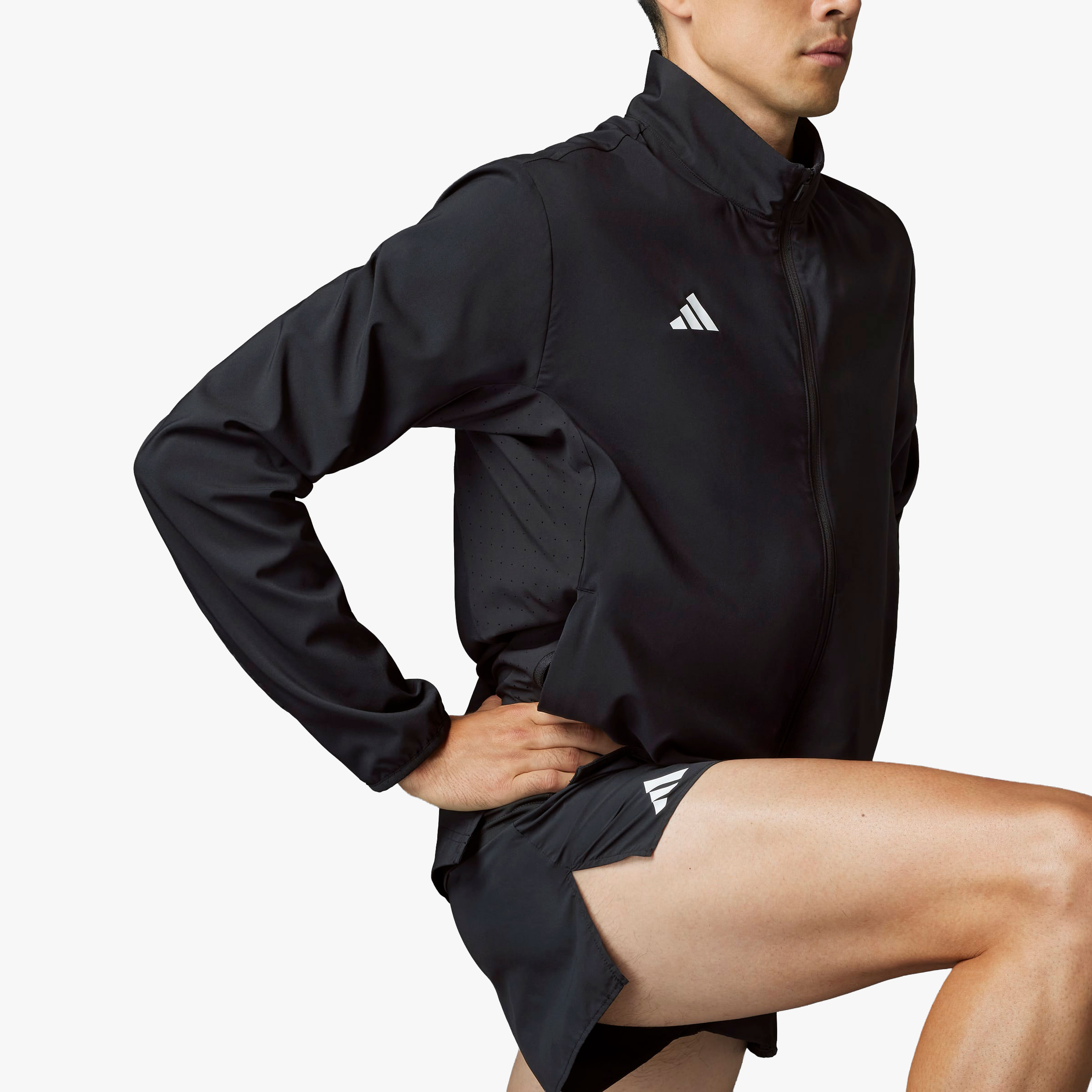 adidas Chaqueta de Running Adizero Essentials, NEGRO, hi-res