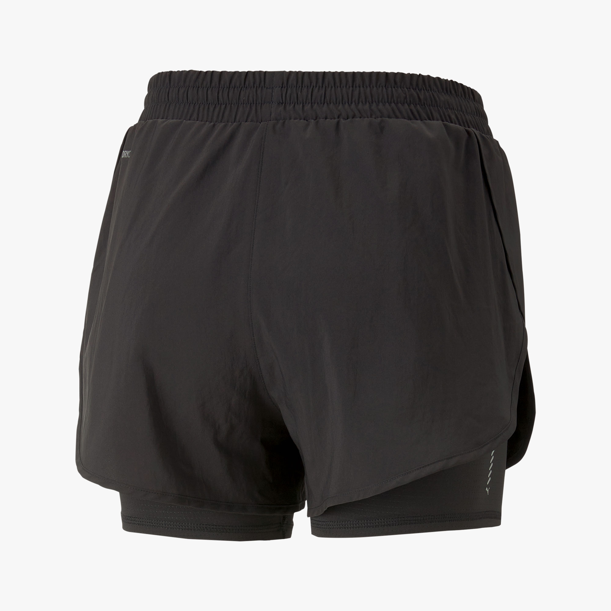 Puma Shorts Run Favorite Woven 2 in 1, NEGRO, hi-res