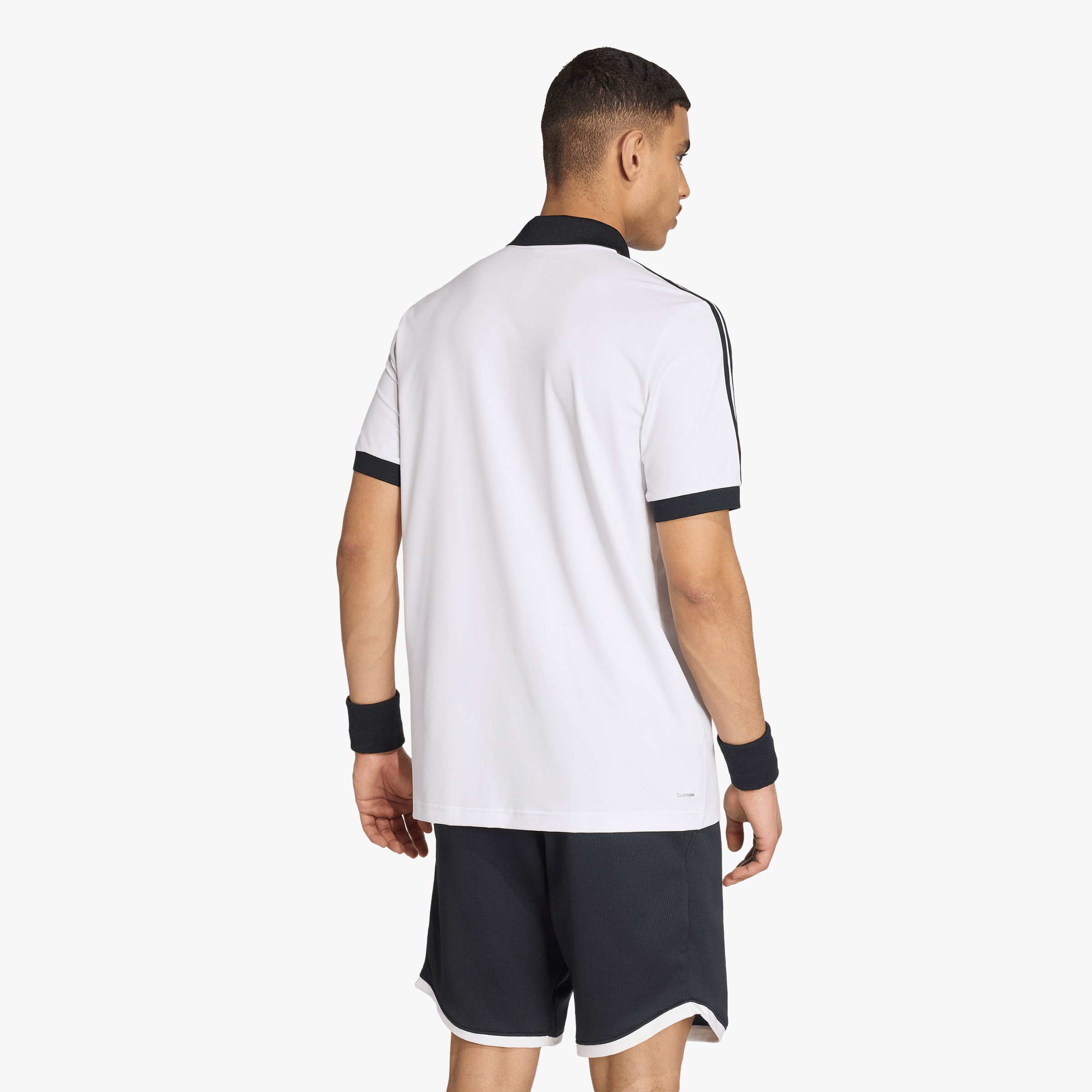 adidas Polera con Cuello Tennis Classics, BLANCO, hi-res