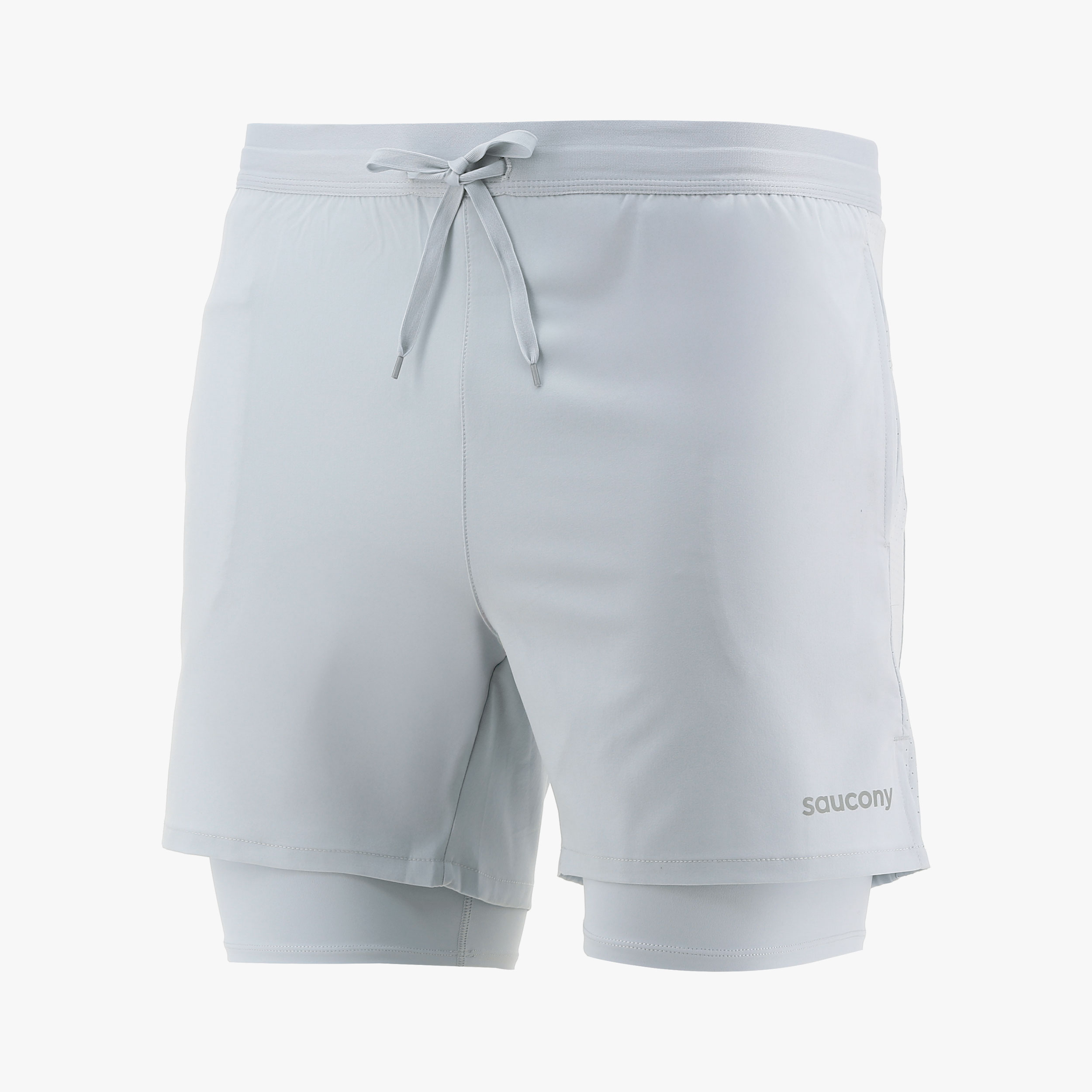 Saucony Shorts Outpace 7" 2-in-1, GRIS, hi-res