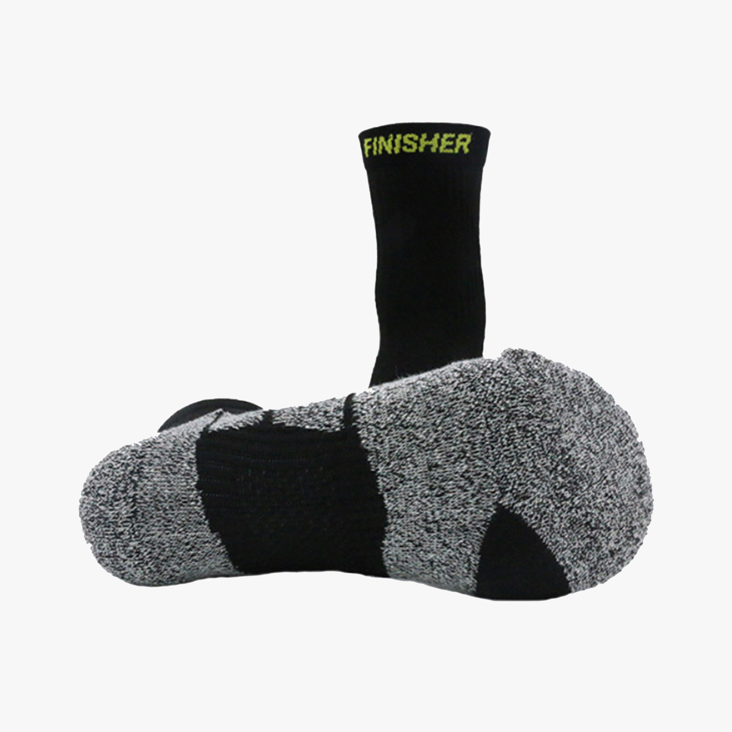 Finisher Calcetines Pro Strider Cortas 1 Par, NEGRO, hi-res