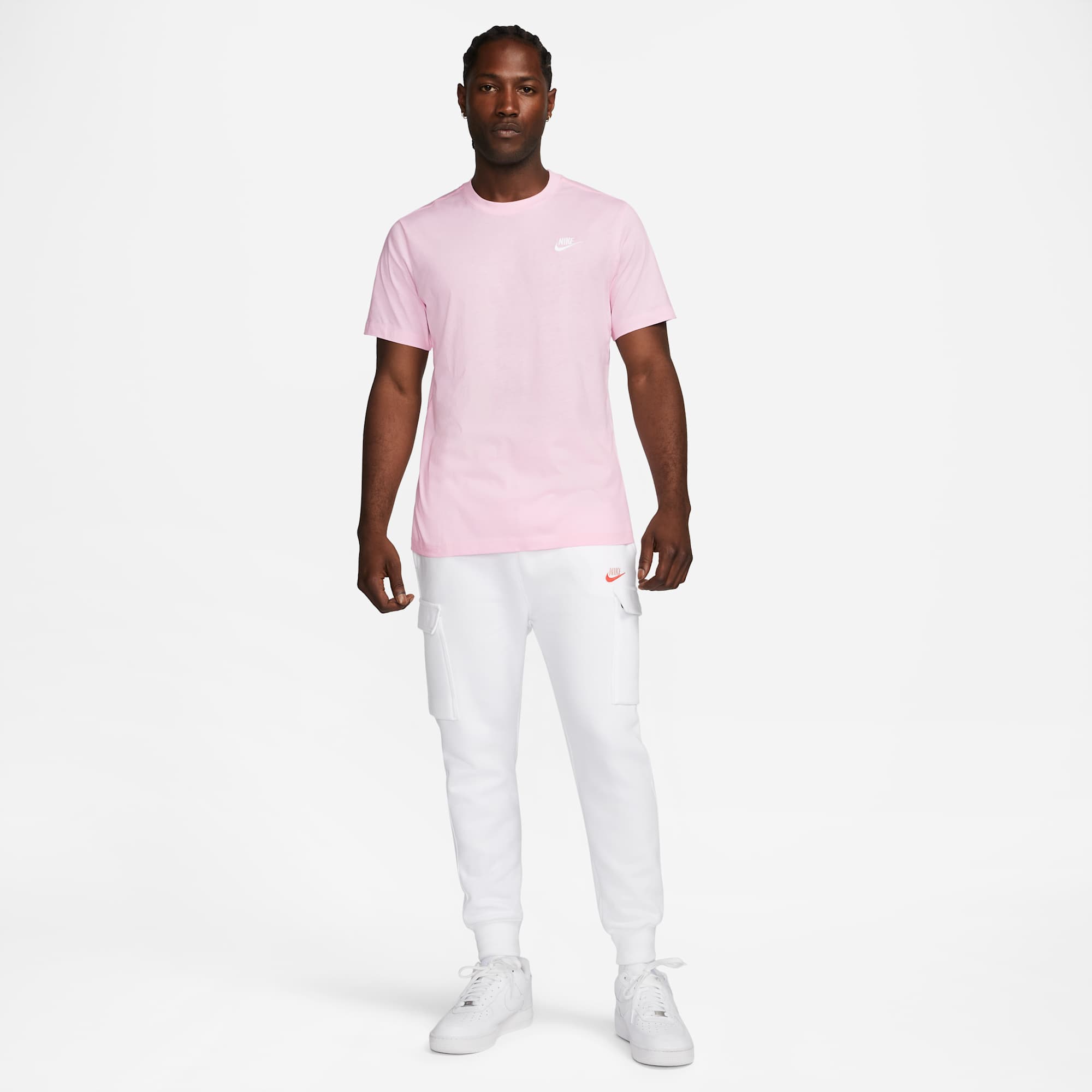 Nike Polera Sportswear Club, ROJO, hi-res