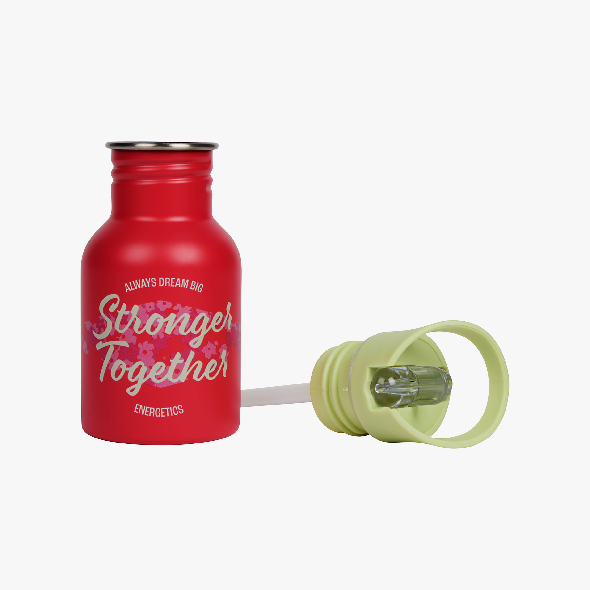 Energetics Metal Bottle J 0.40L, ROJO, hi-res