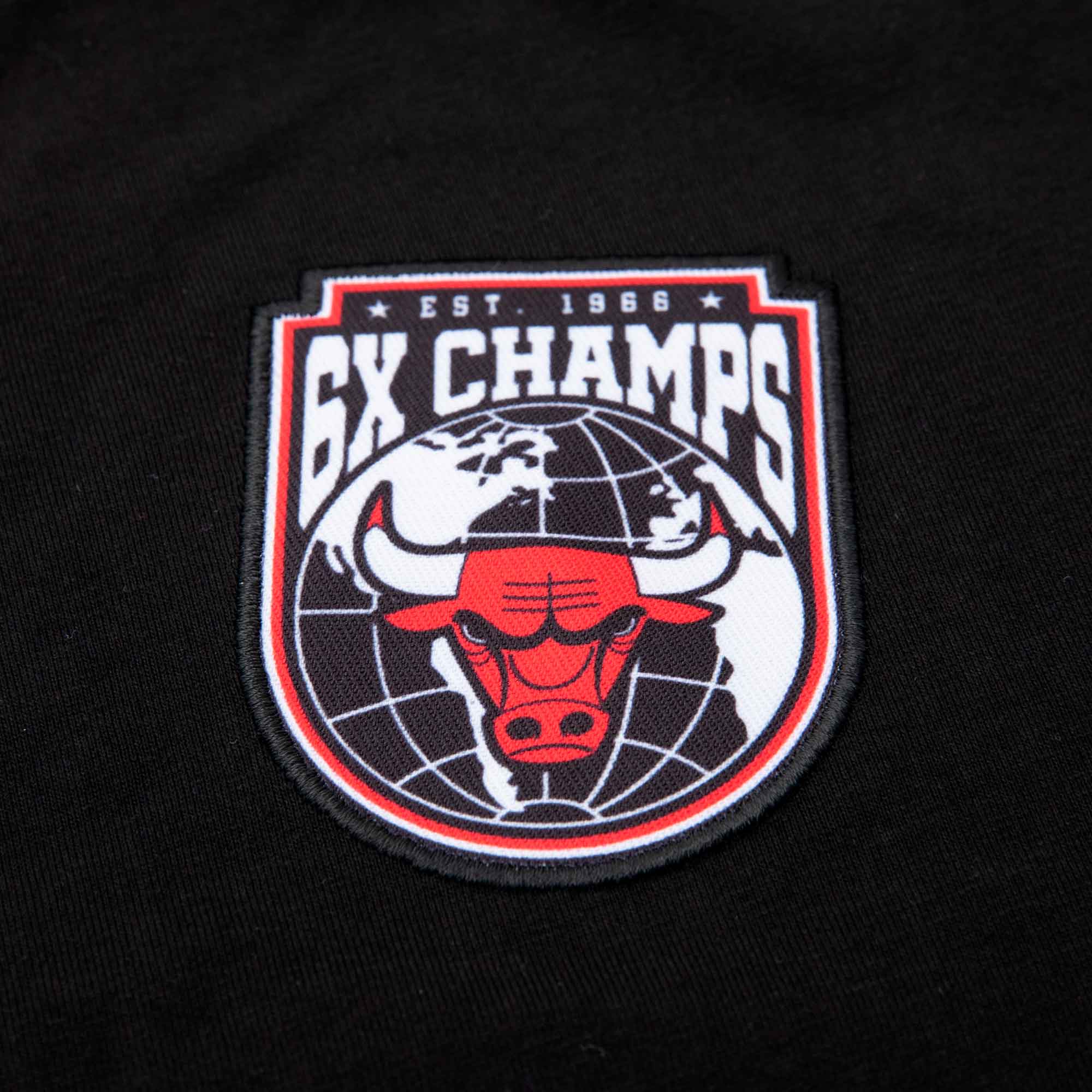 NBA Polera Two Seam Bulls, NEGRO, hi-res