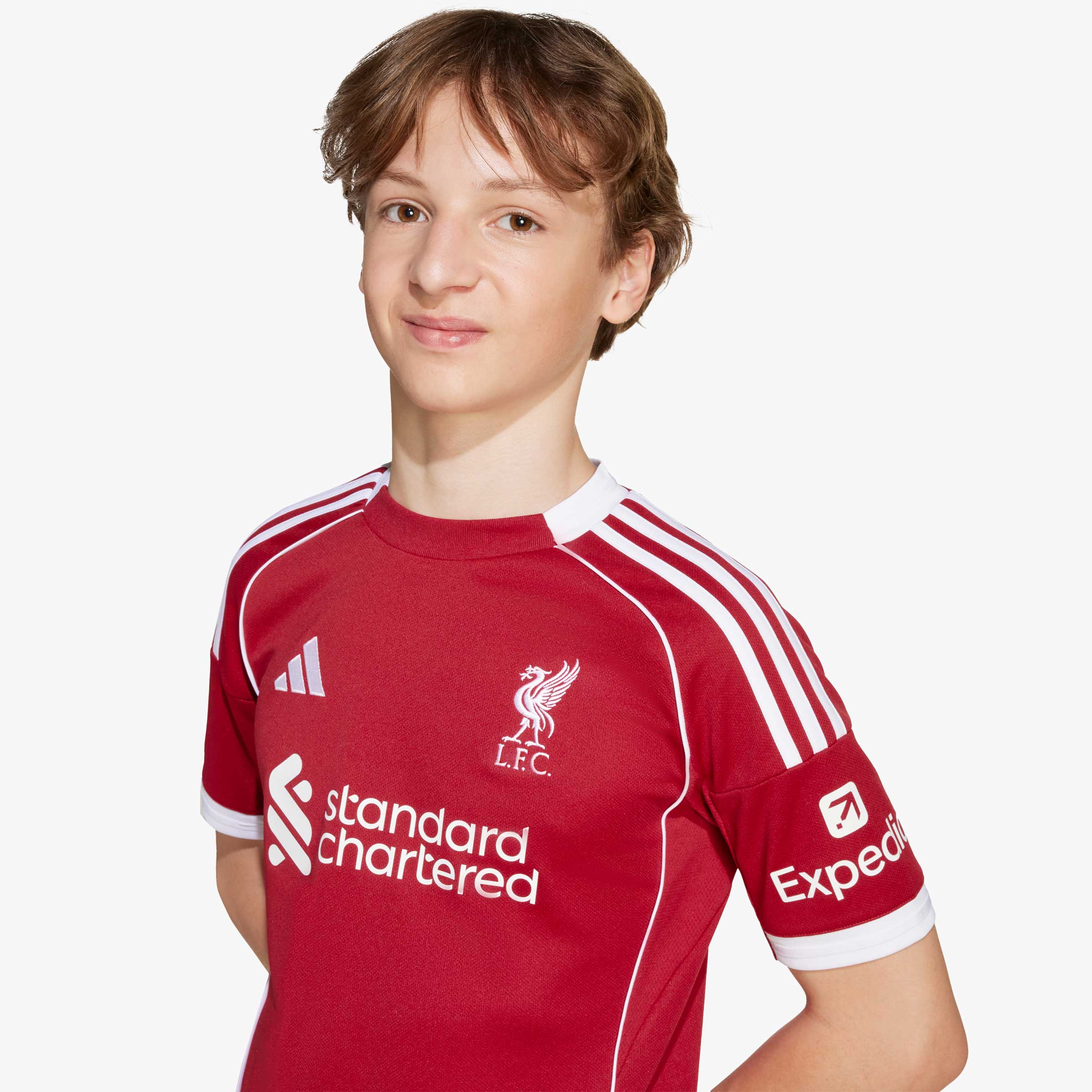 adidas Camiseta Local Liverpool FC 25/26 Kids, ROJO, hi-res