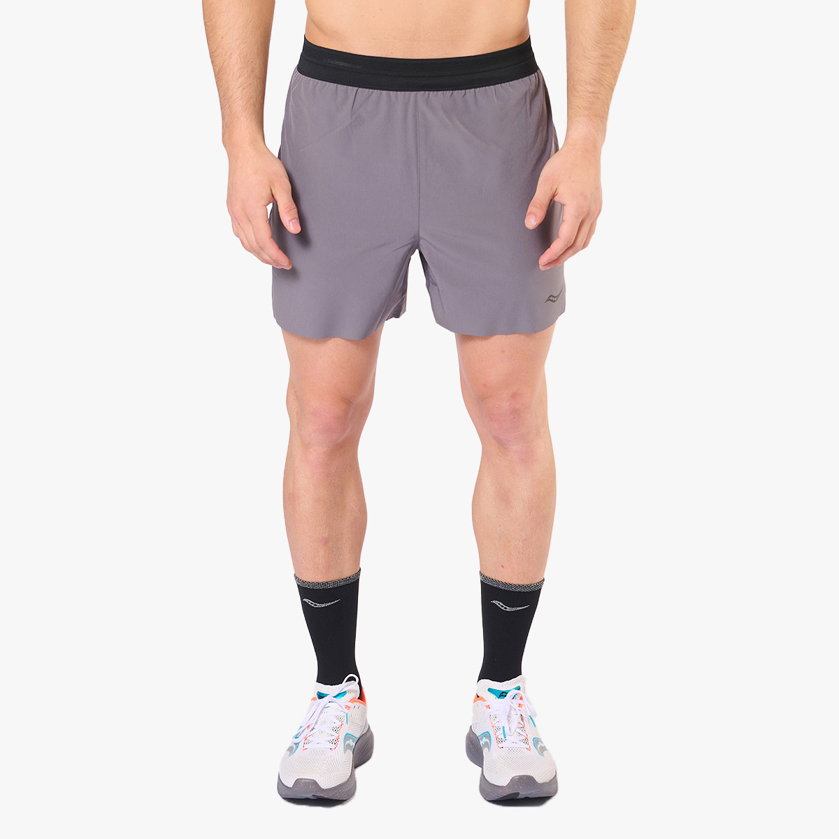 Saucony Shorts Kinvara 5, GRIS, hi-res