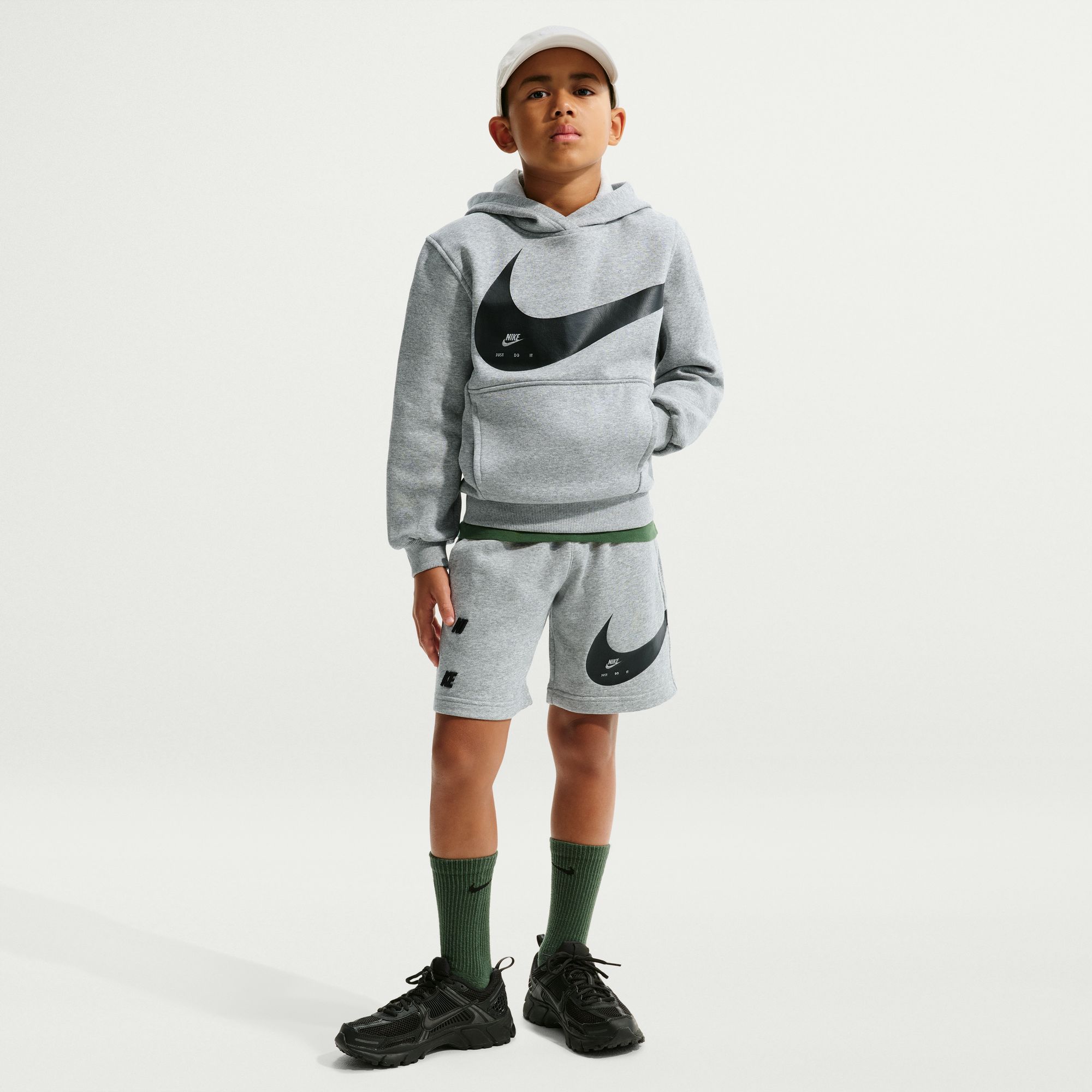 Nike Poler&oacute;n Sportswear Club, NEGRO, hi-res