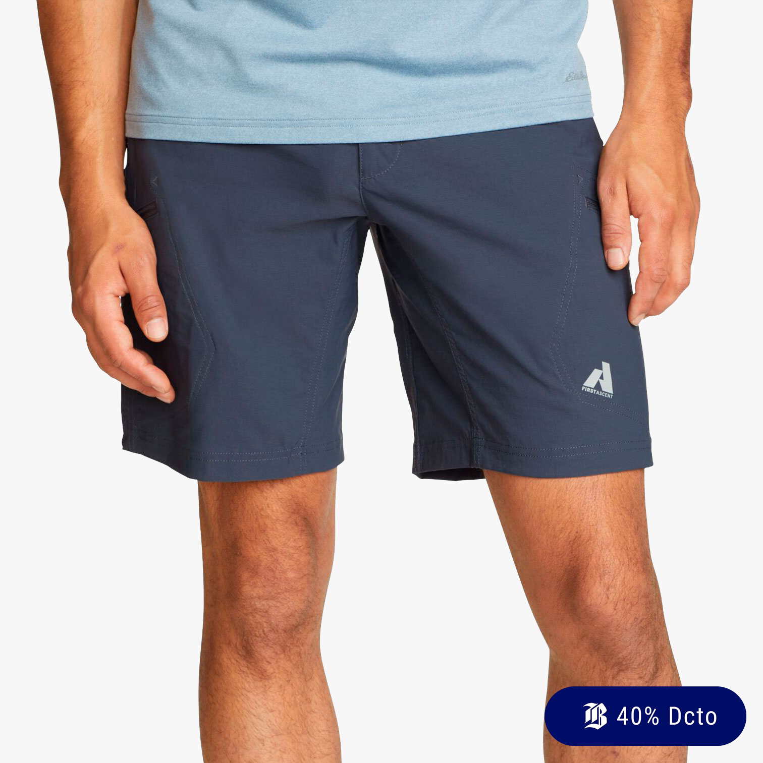 Eddie Bauer Guide Pro Short 9 Inch, GRIS, hi-res