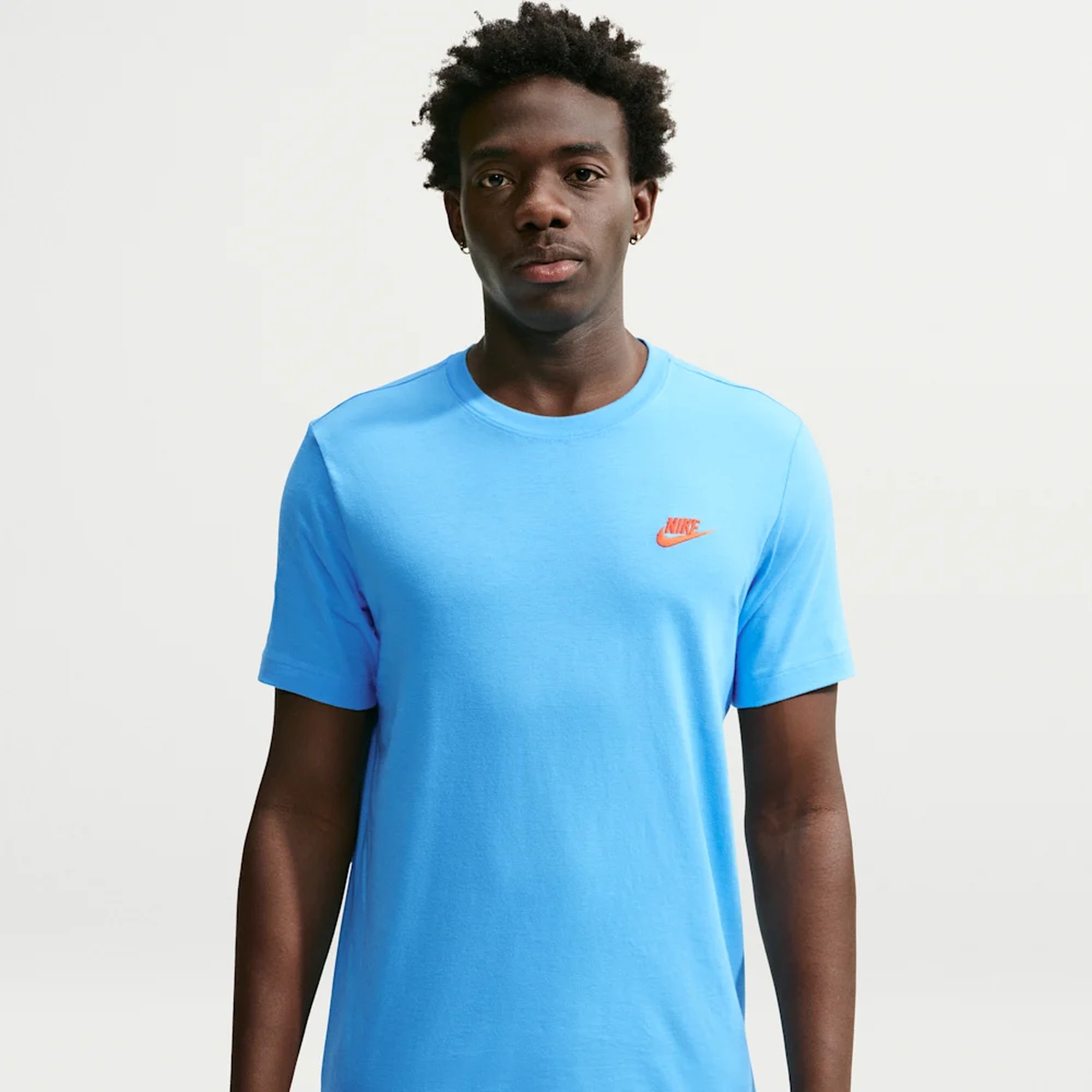 Nike Polera Sportswear Club, AZUL, hi-res