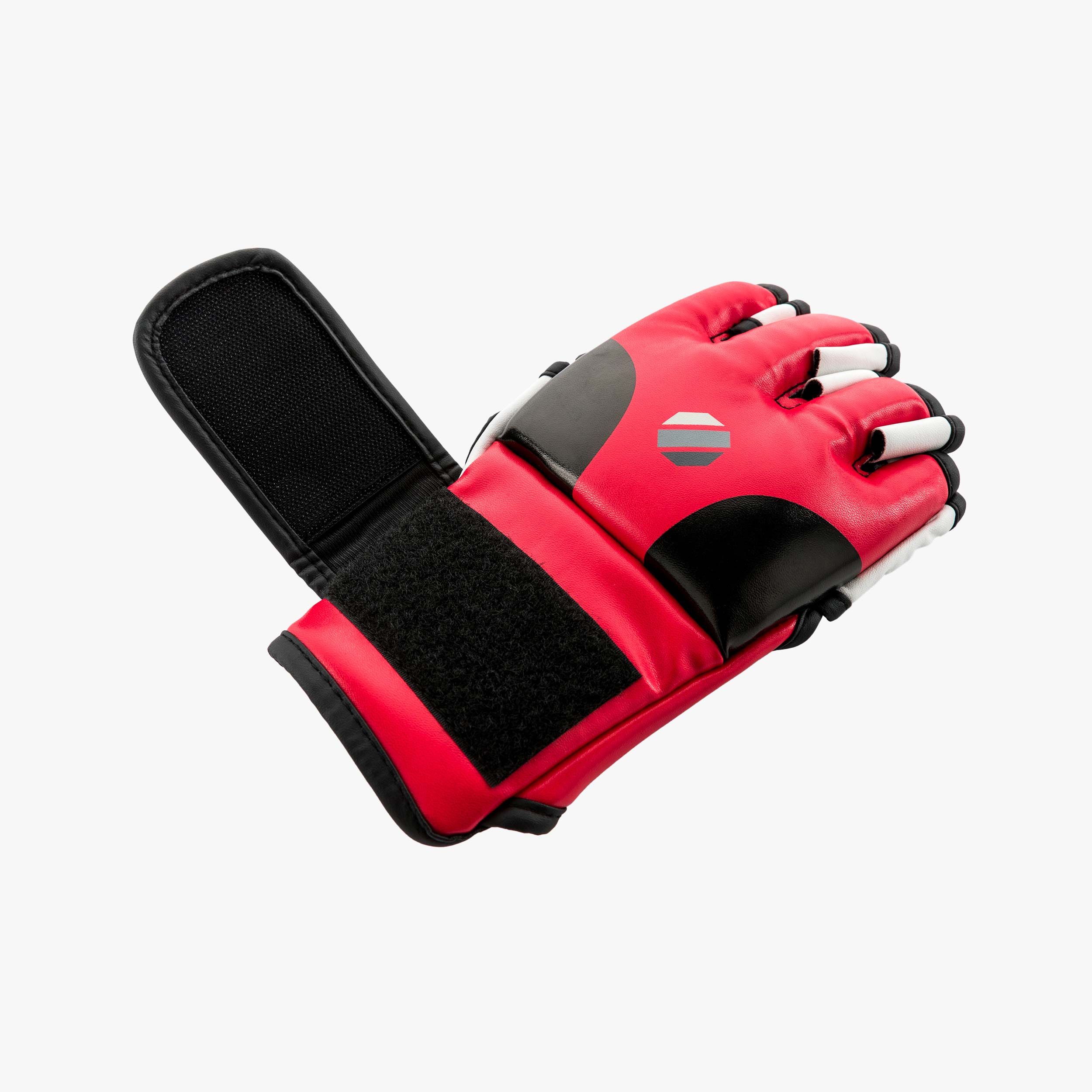 UFC Guantes MMA Open Palm, ROJO, hi-res