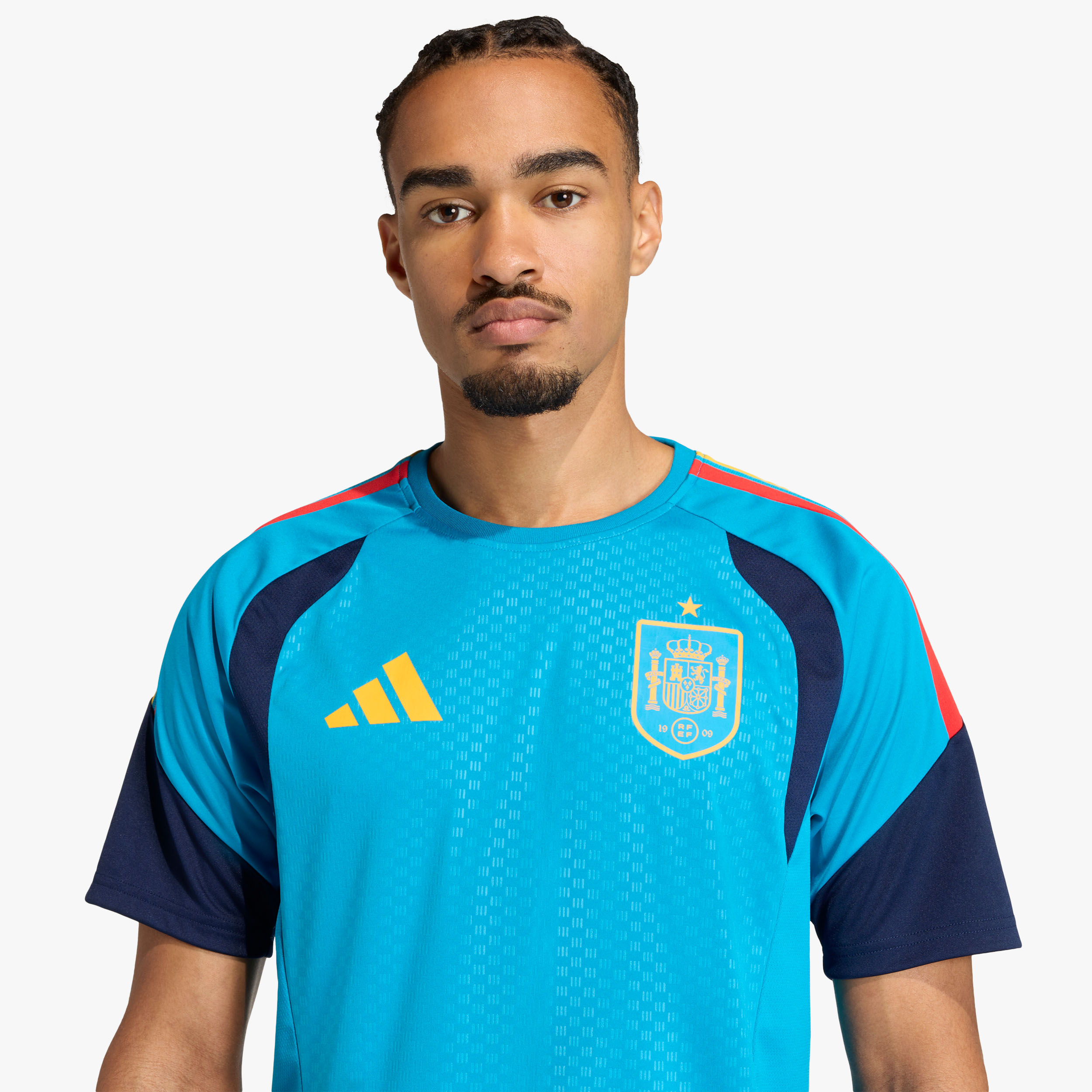 adidas Camiseta de entrenamiento España 26 Tiro, AZUL, hi-res