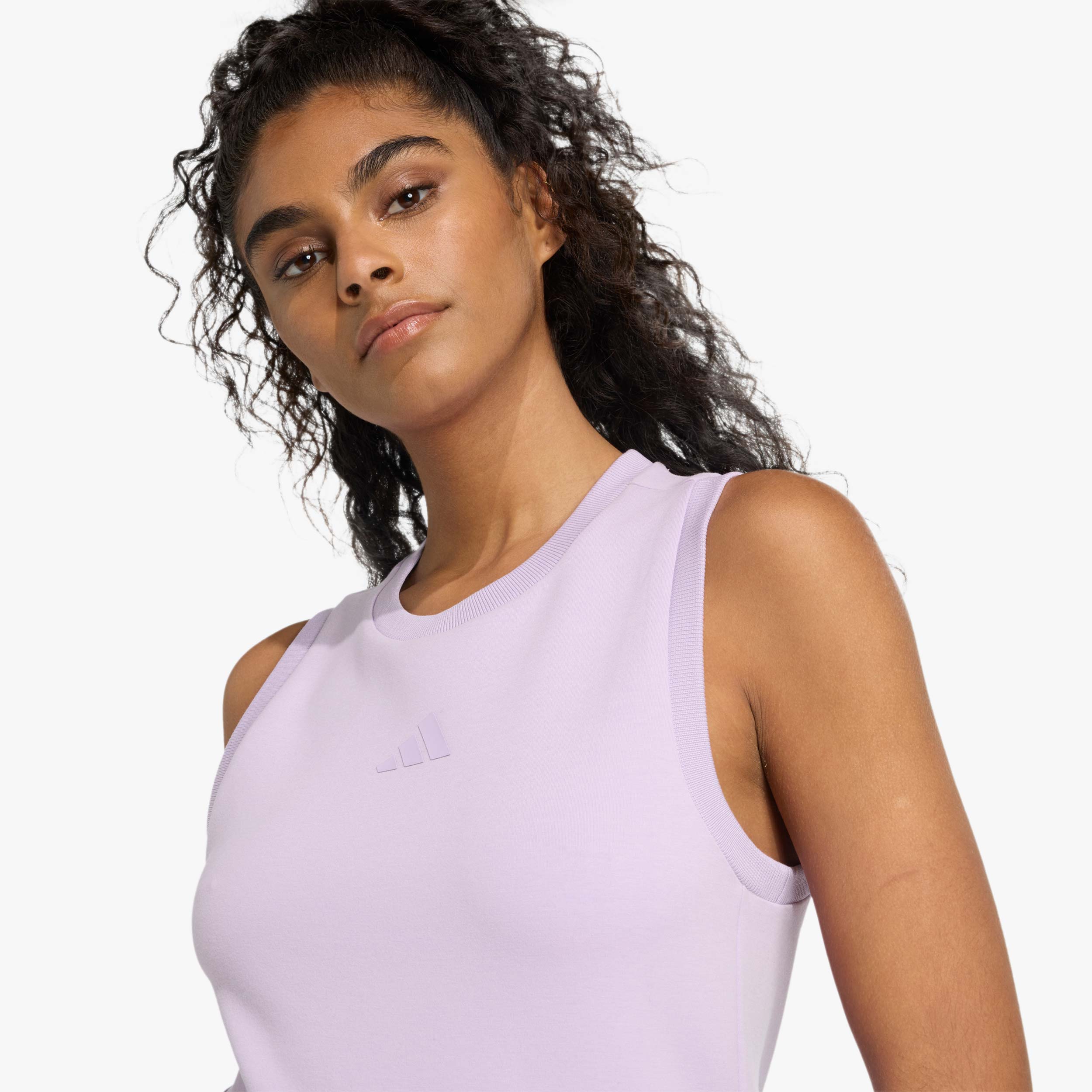 adidas Polera Sin Mangas Soft Lux, SURTIDO, hi-res