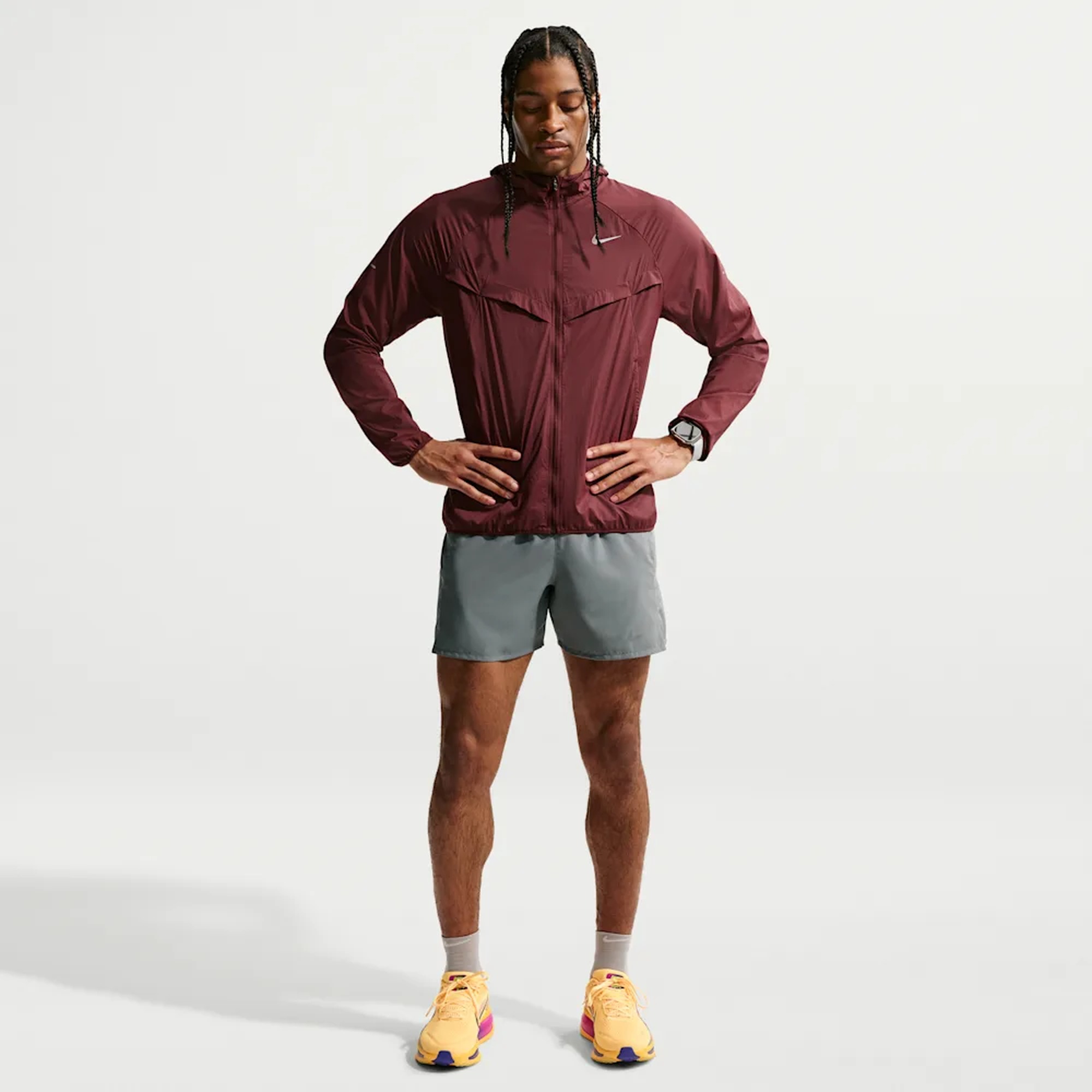 Nike Shorts Miler Dri-FIT 5", NEGRO, hi-res