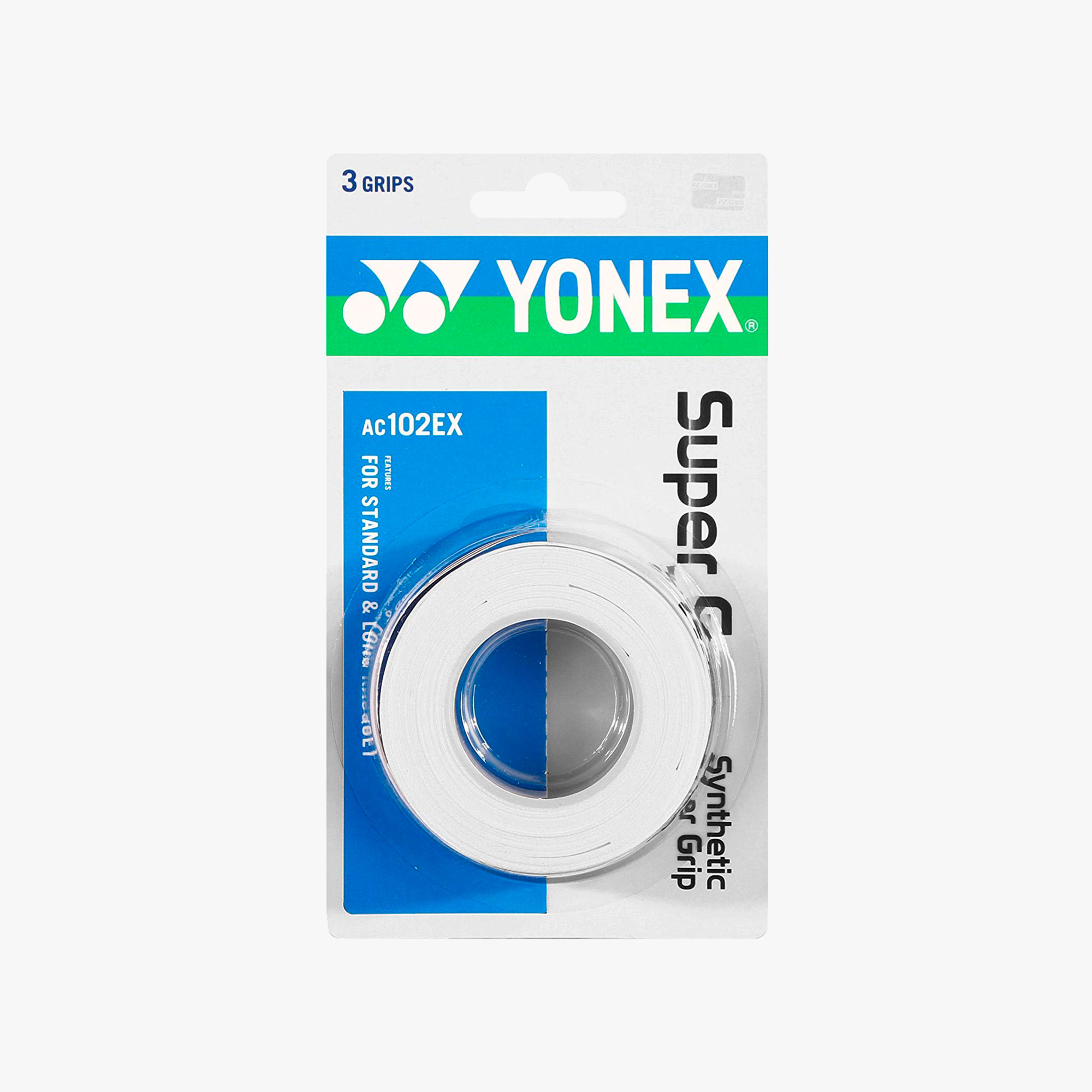 Yonex Overgrip Super Grap, BLANCO, hi-res