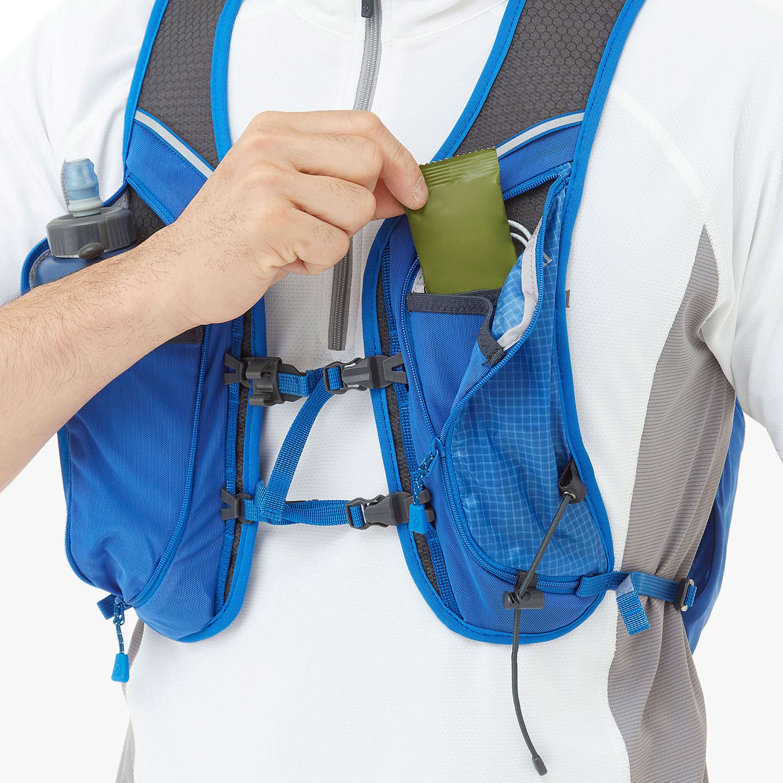 Mont-Bell Mochila Cross Runner Pack 15, AZUL, hi-res