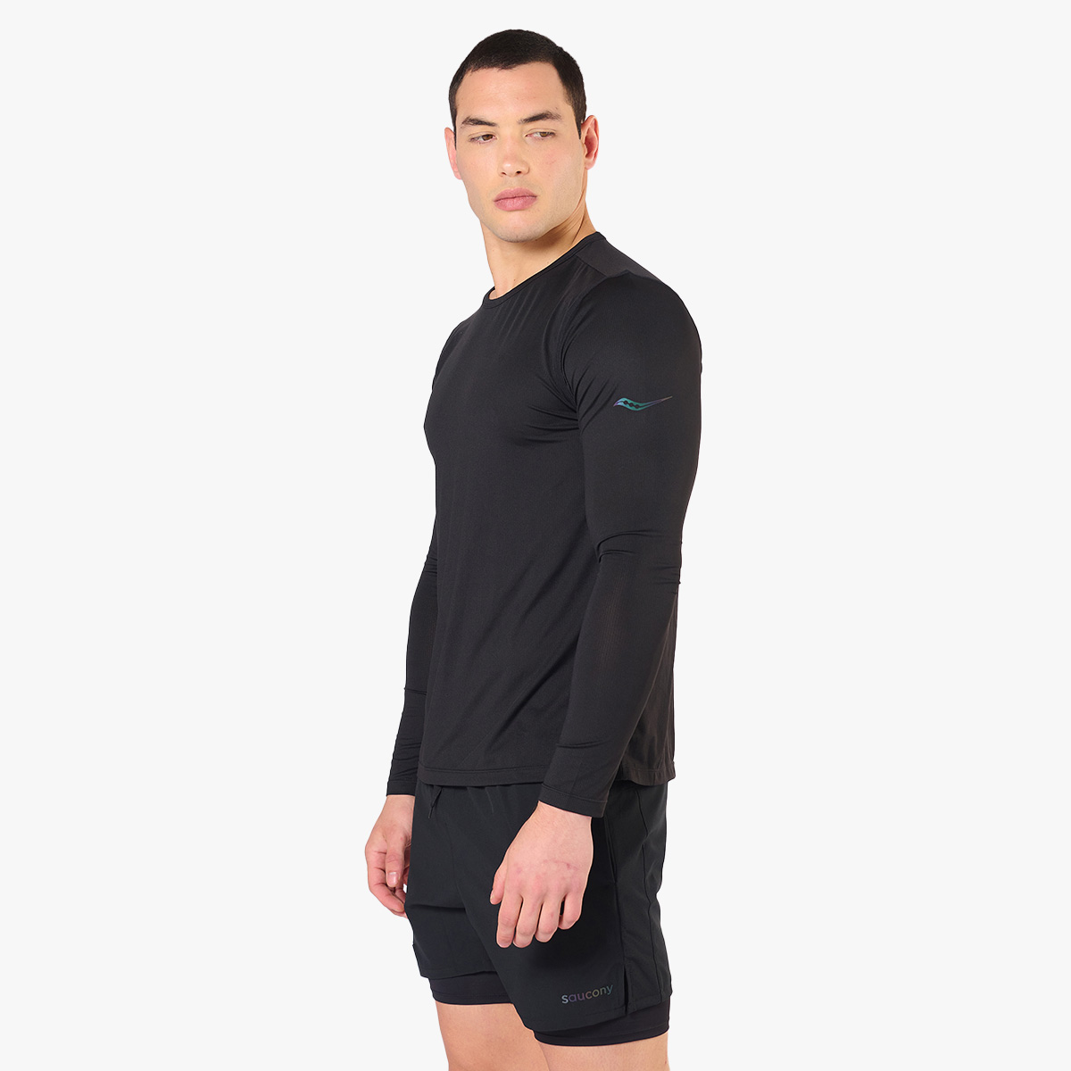 Saucony Polera Stopwatch, NEGRO, hi-res
