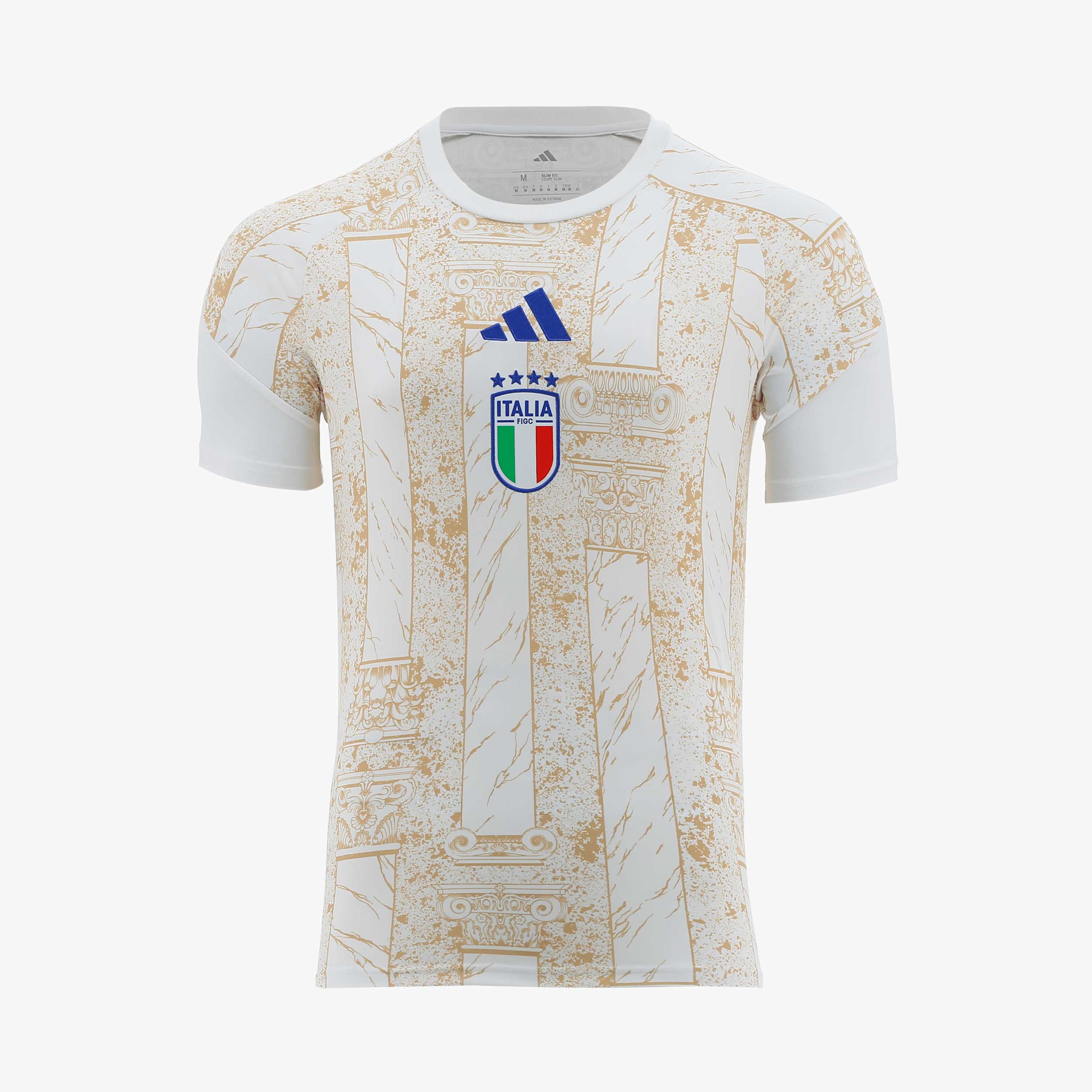 adidas Camiseta Prepartido Local Italia 26, BLANCO, hi-res