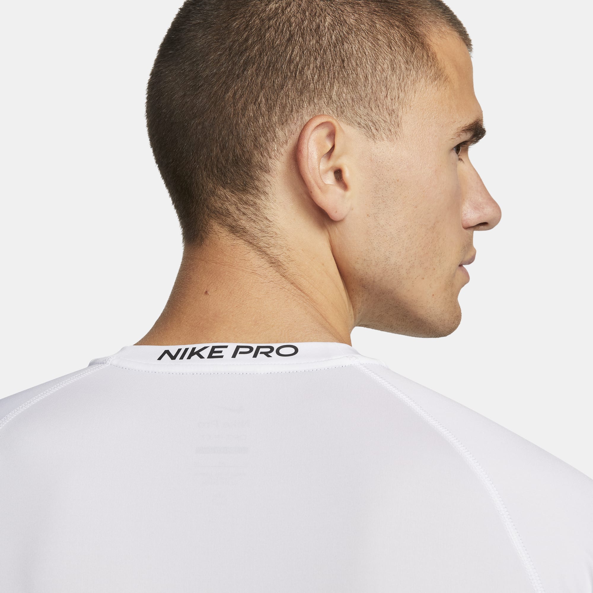 Nike Polera Pro, BLANCO, hi-res