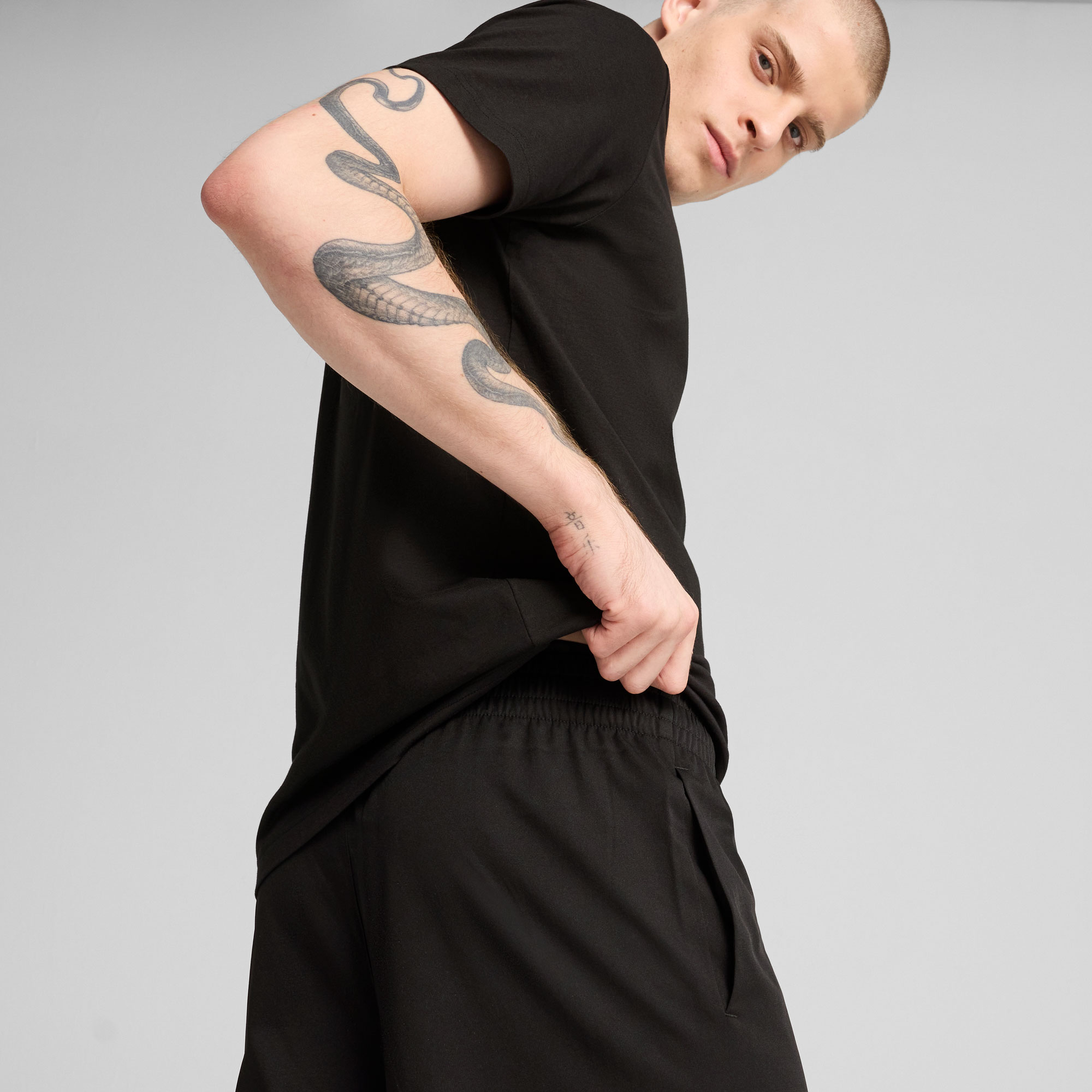 Puma Shorts Essentials 12cm, NEGRO, hi-res