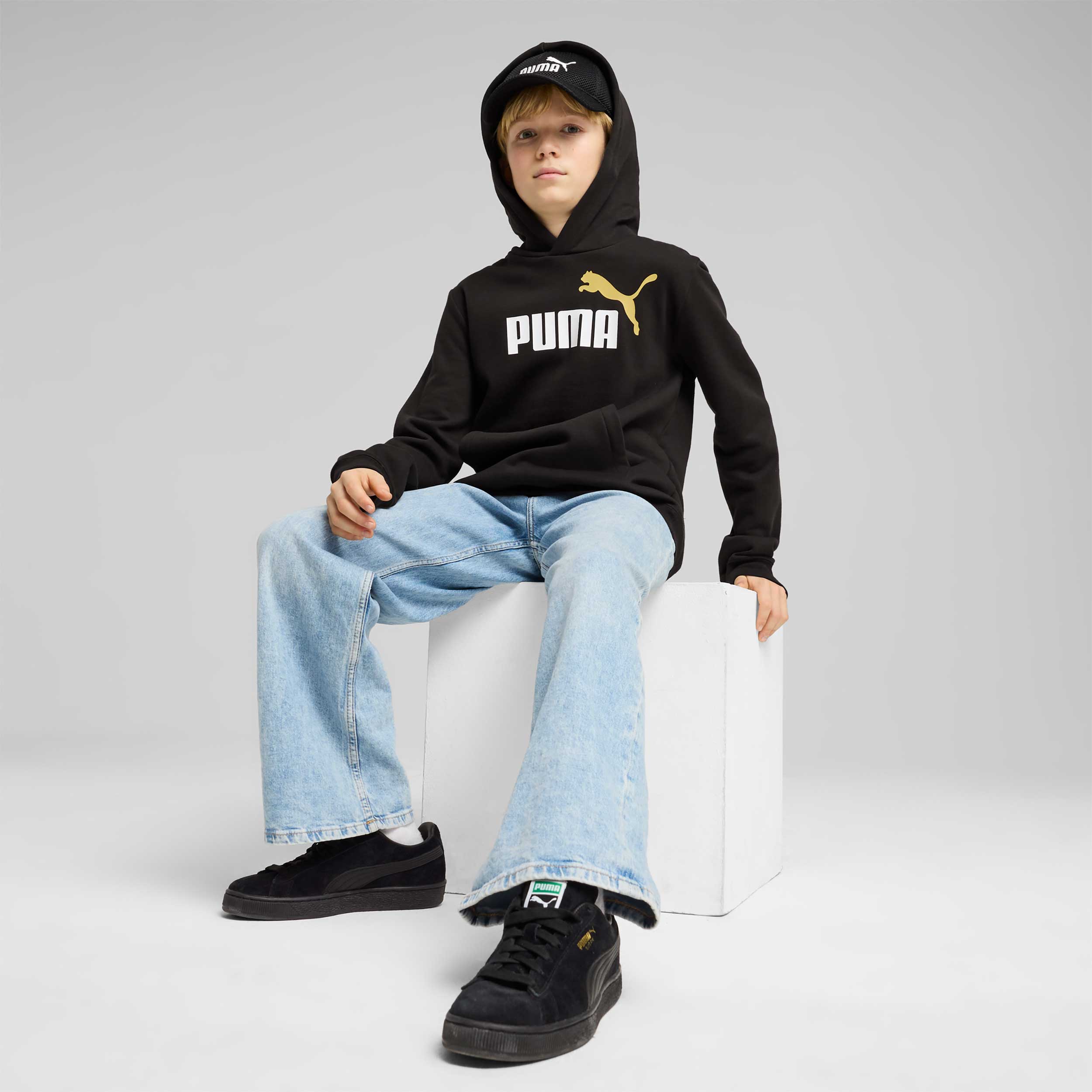 Puma Poler&oacute;n Essentials 2 Colour No. 1, NEGRO, hi-res