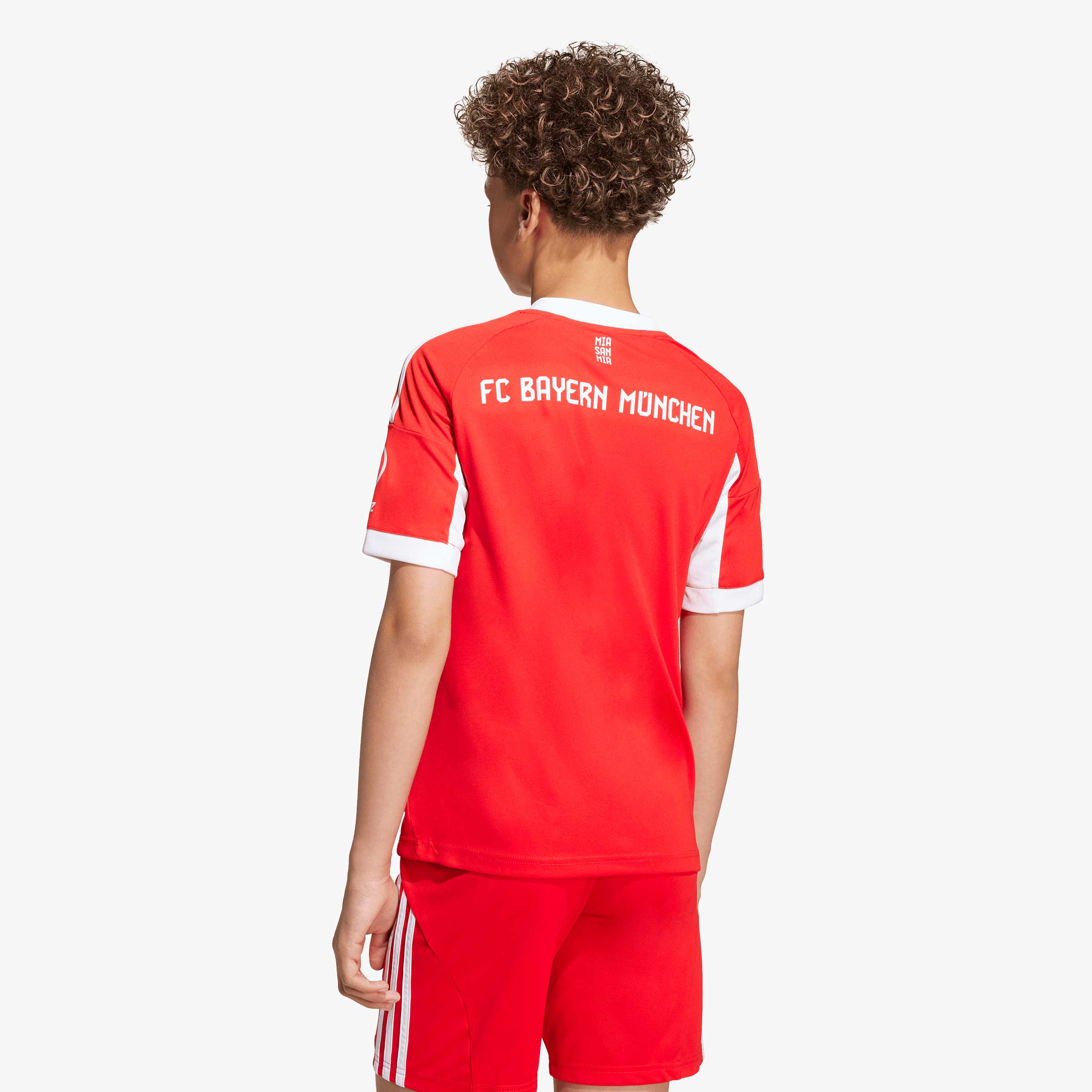 adidas Camiseta FC Bayern Local 25/26 Ni&ntilde;os, NEGRO, hi-res
