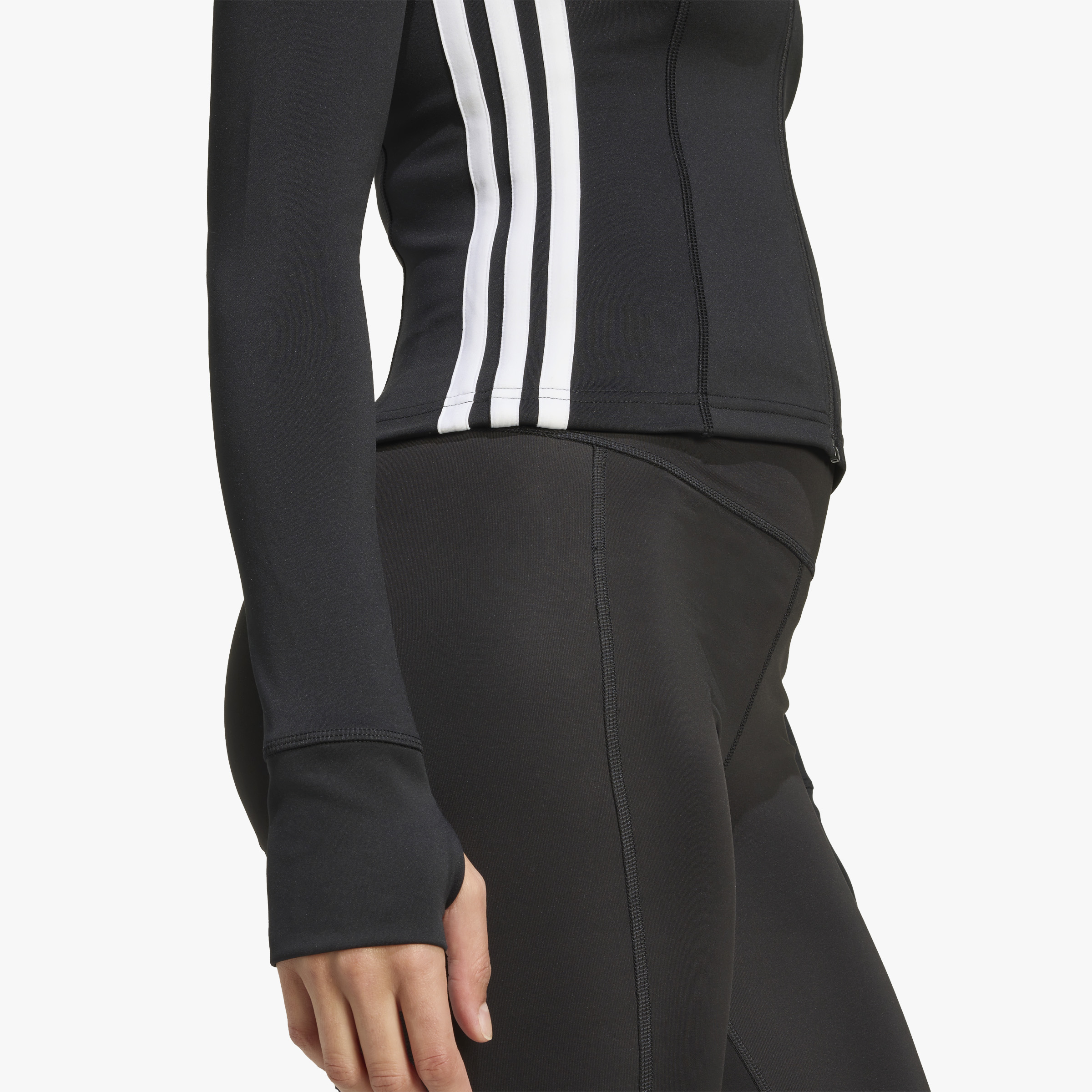 adidas Chaqueta 3 Tiras Workout Essentials, NEGRO, hi-res