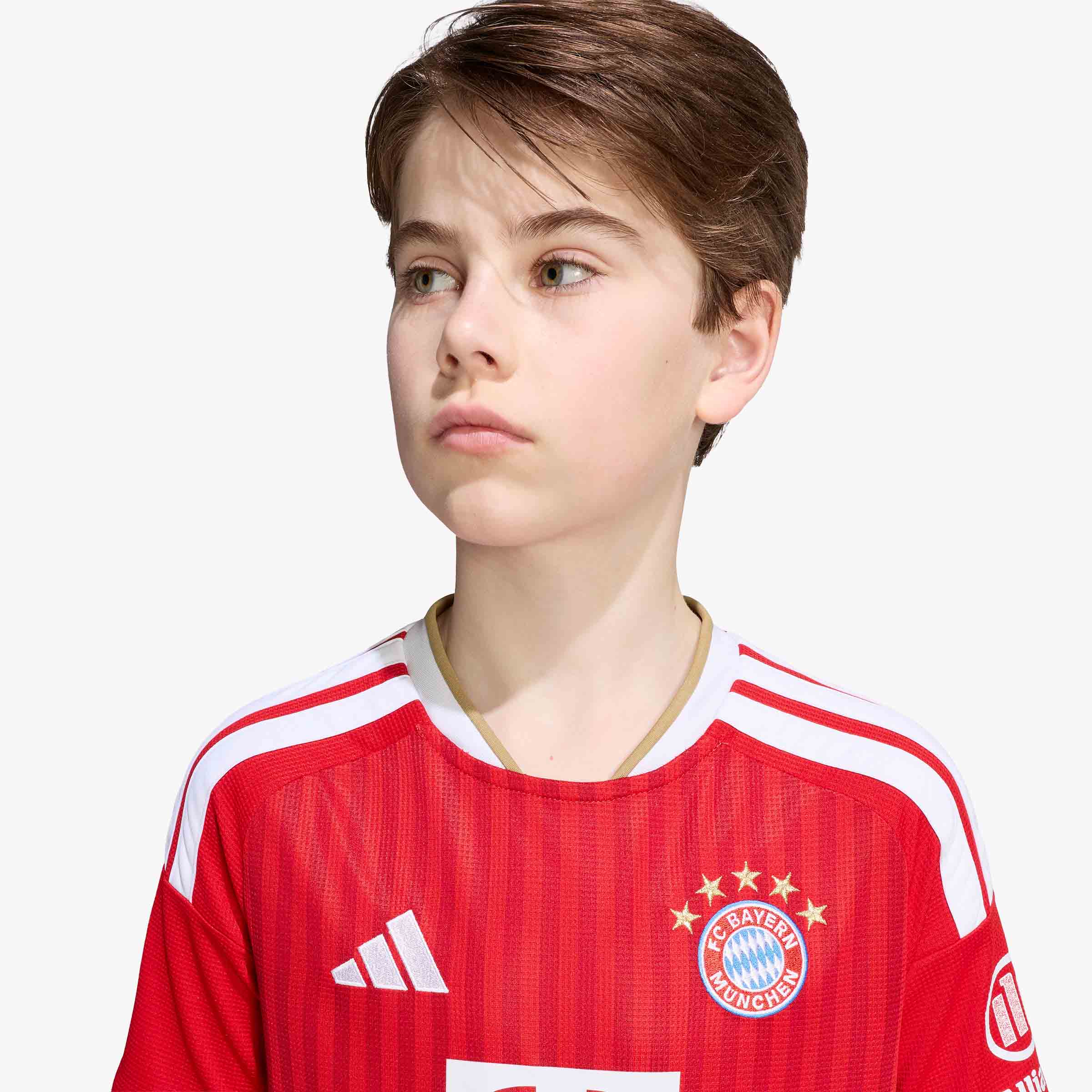 adidas Camiseta FC Bayern Local 26/27 Ni&ntilde;os, ROJO, hi-res