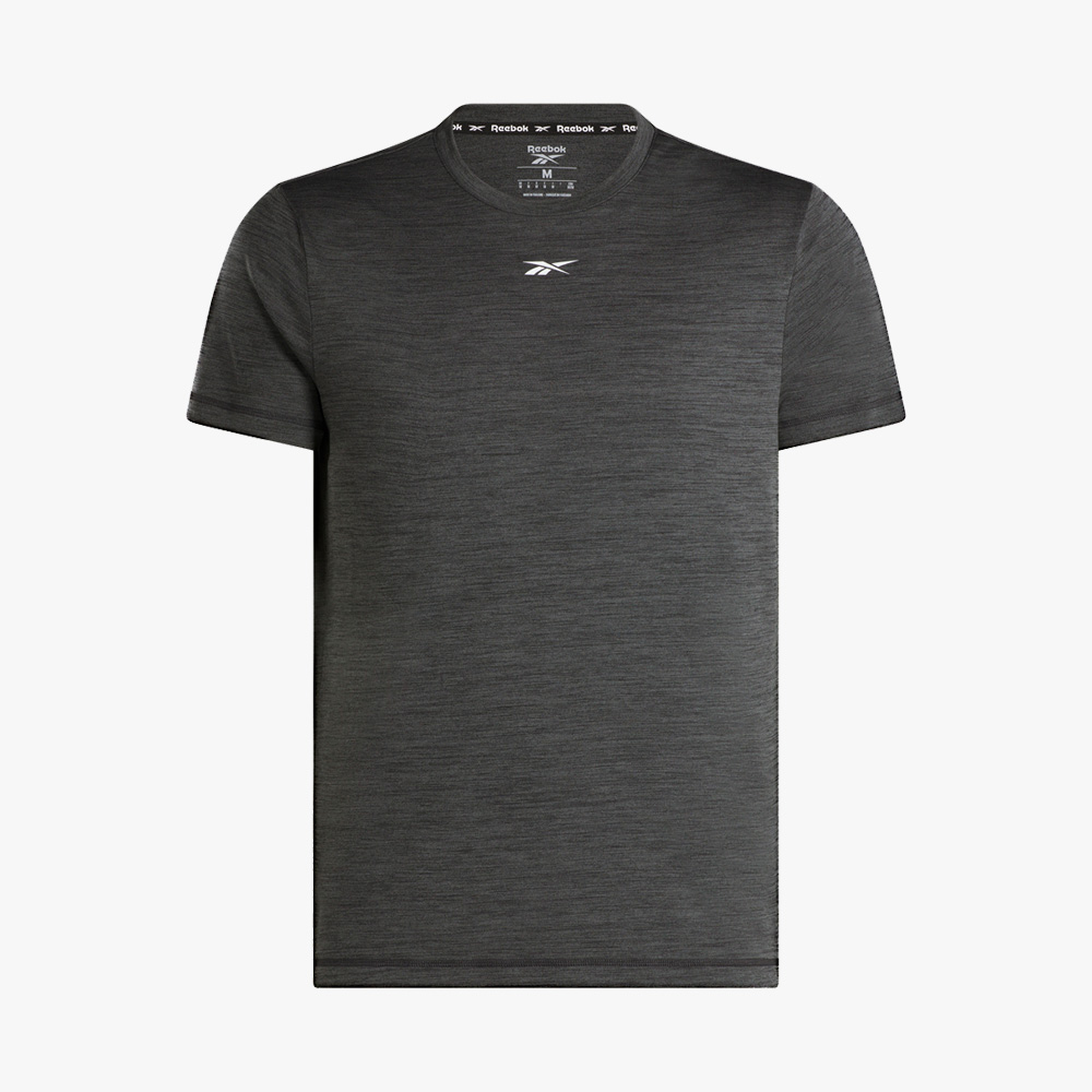 Reebok Polera Id Train Melange Tech, NEGRO, hi-res