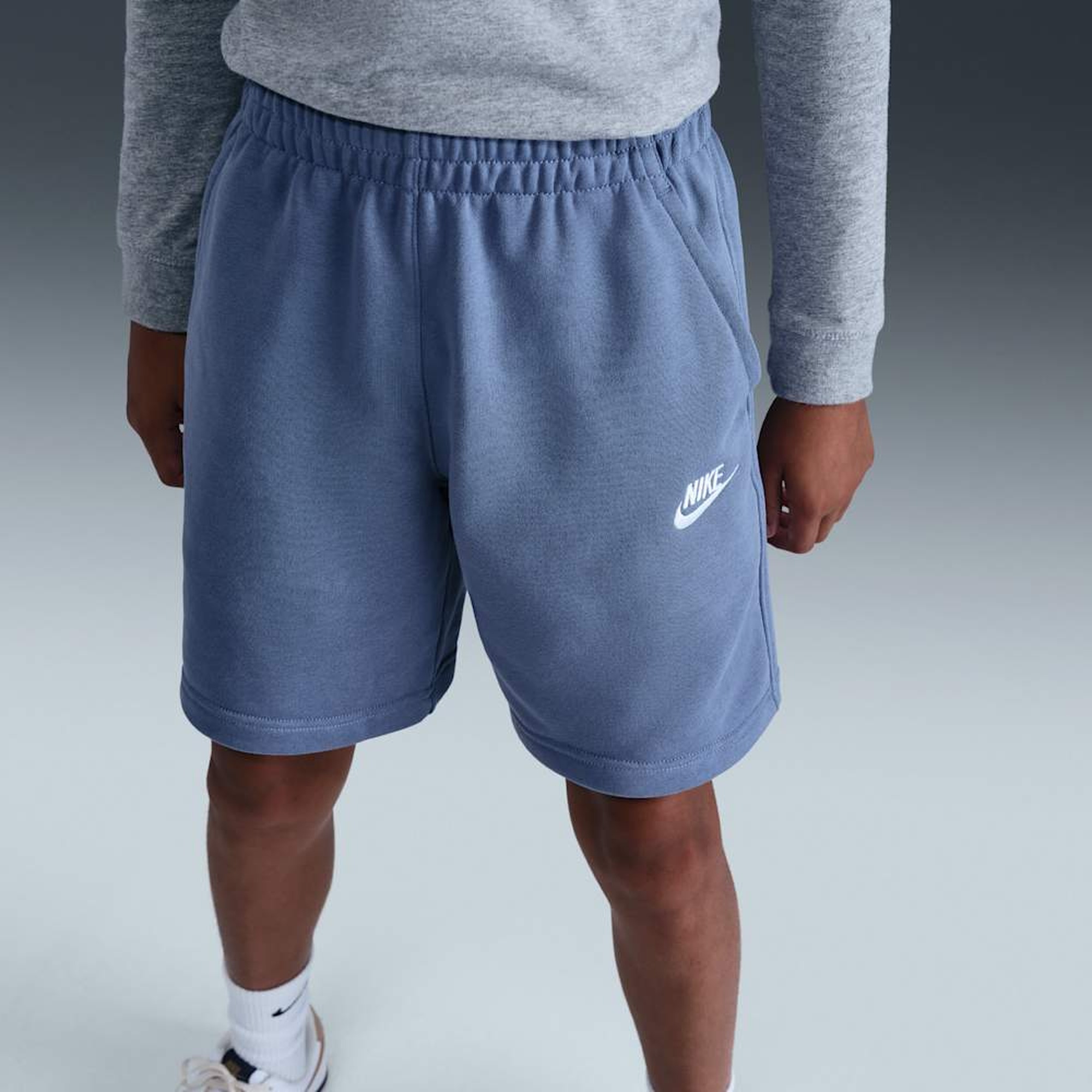 Nike Shorts Sportswear Club Fleece, AZUL, hi-res