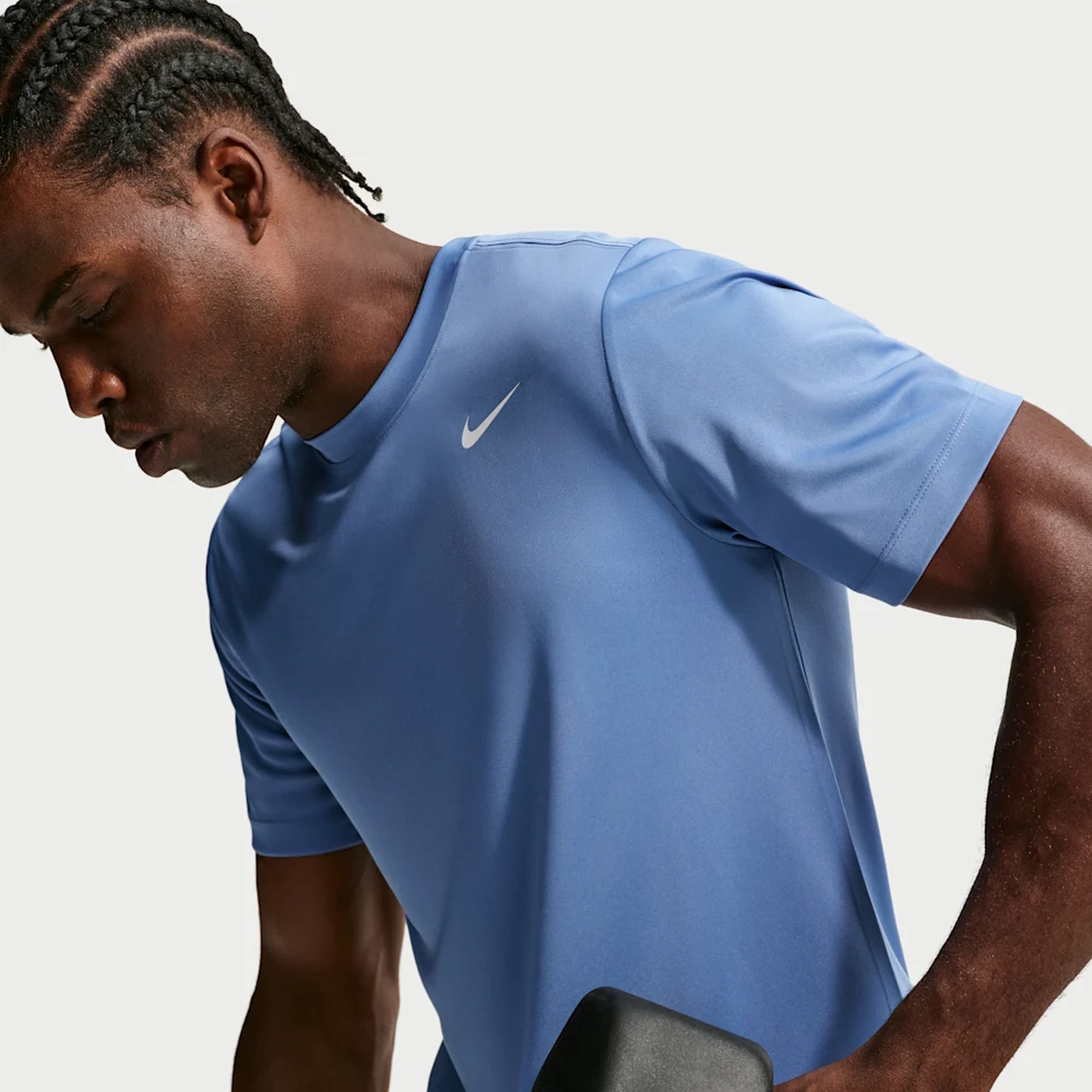Nike Polera de Entrenamiento Dri-FIT, AZUL, hi-res