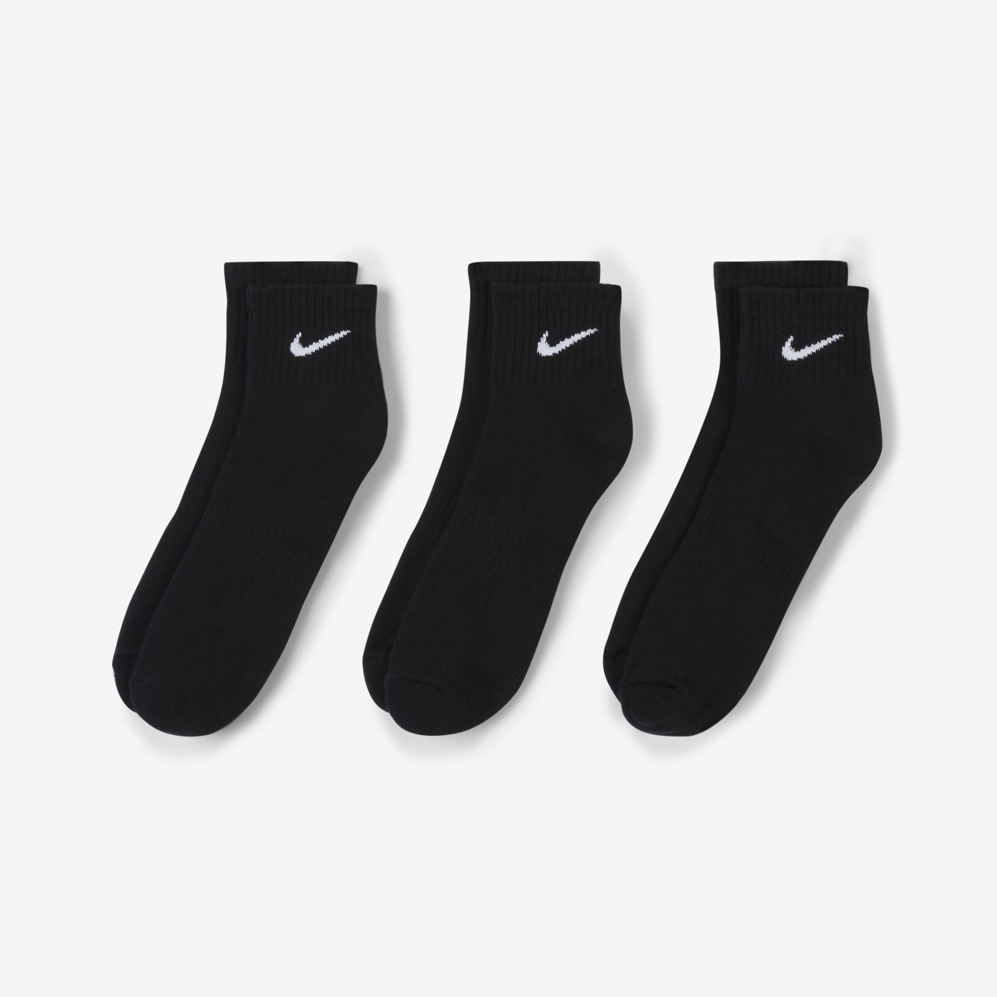 Nike Everyday Cushioned Tobilleras 3 Pares, NEGRO, hi-res