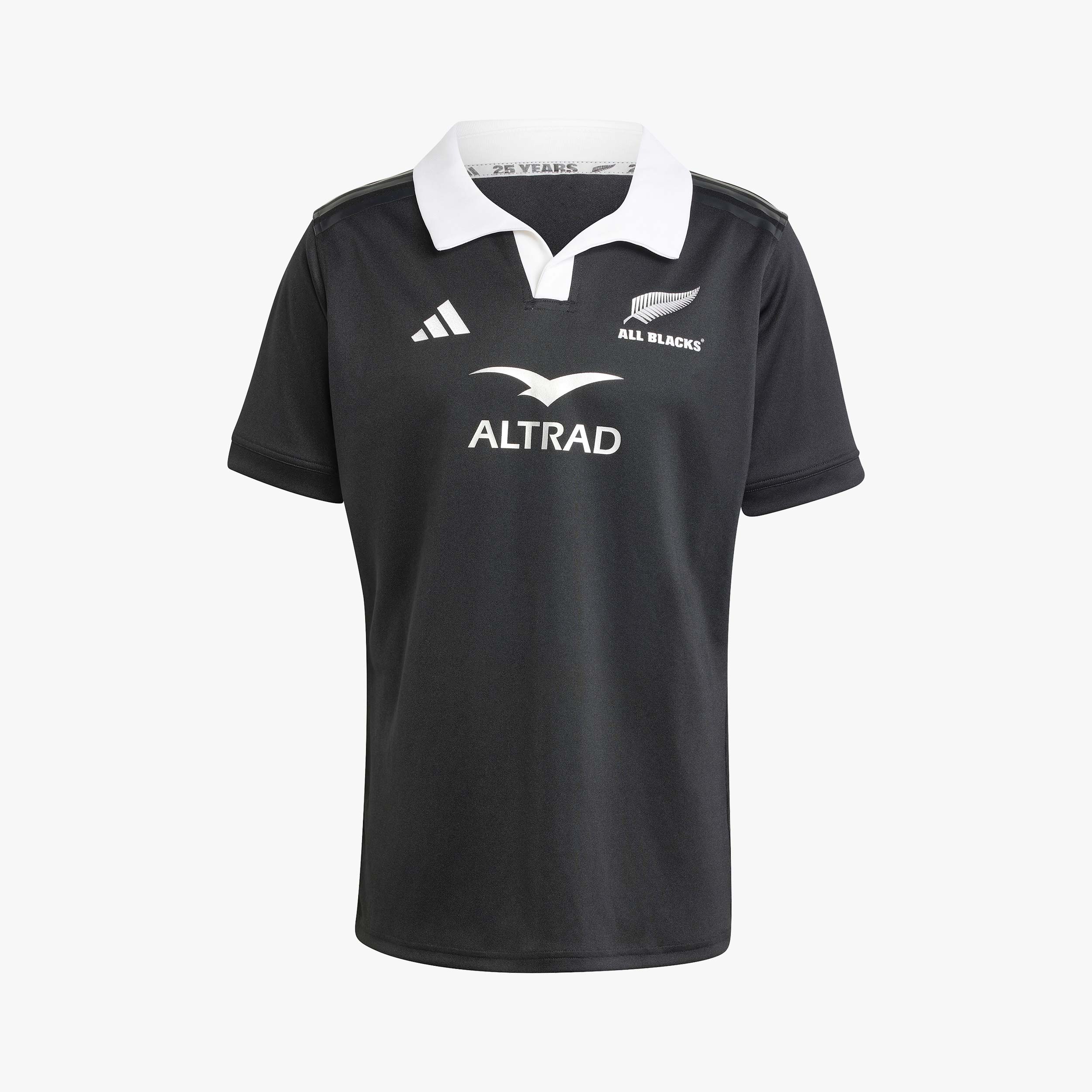 adidas Polera manga corta All Blacks Rugby AEROREADY, NEGRO, hi-res