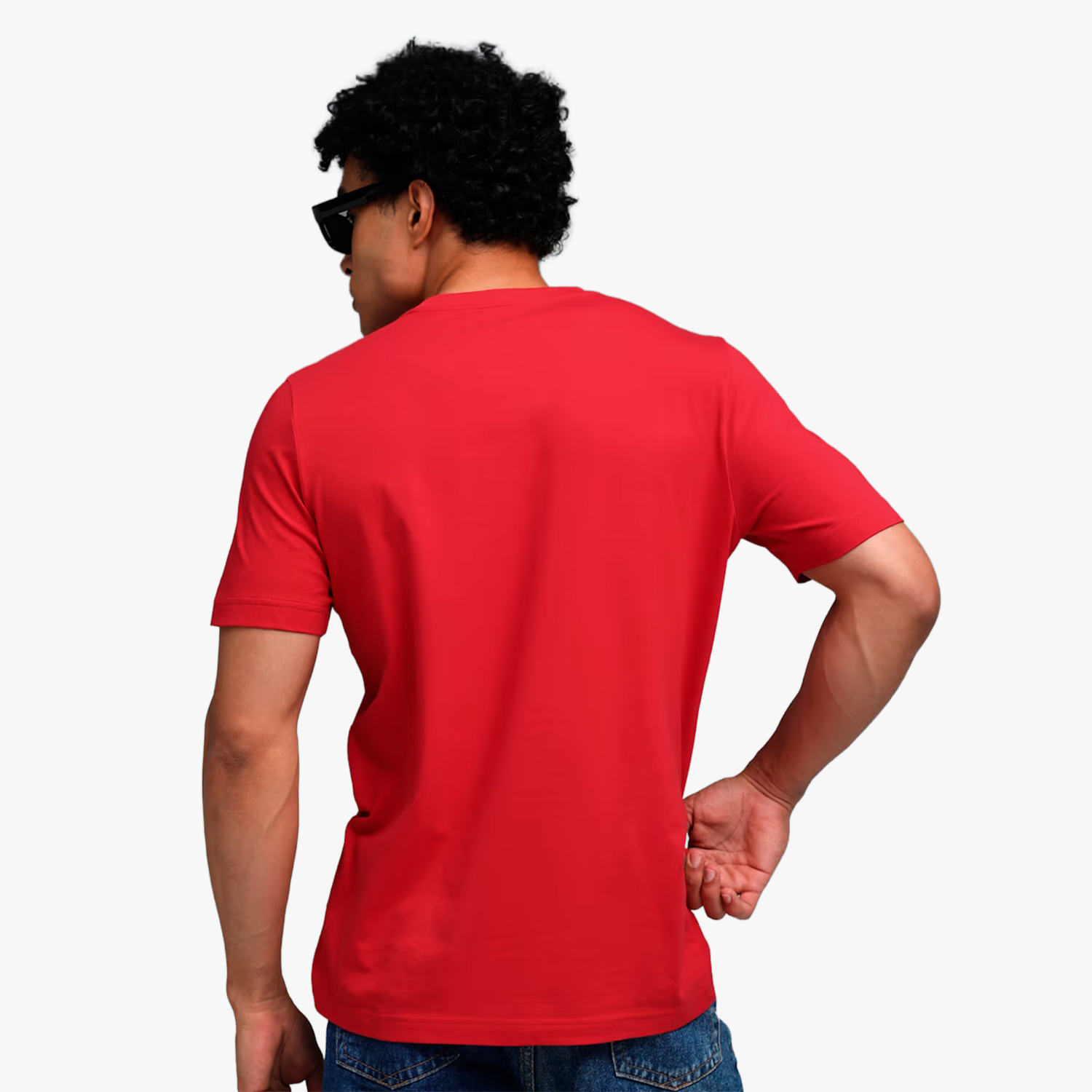 Puma Polera Estampada Sneaker, ROJO, hi-res